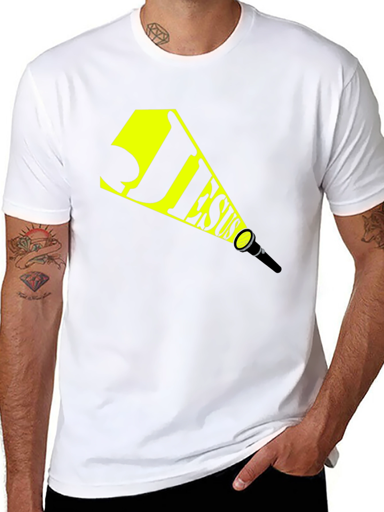 Jesus Light T-Shirt - Stylish Christian Apparel