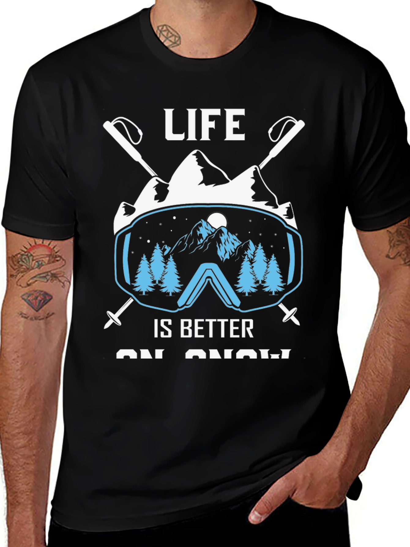 Life Is Better On Snow T-Shirt