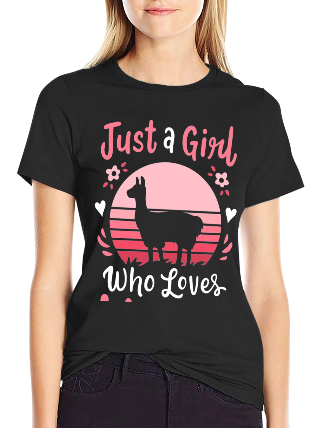 Just A Girl Who Loves Llamas T-Shirt