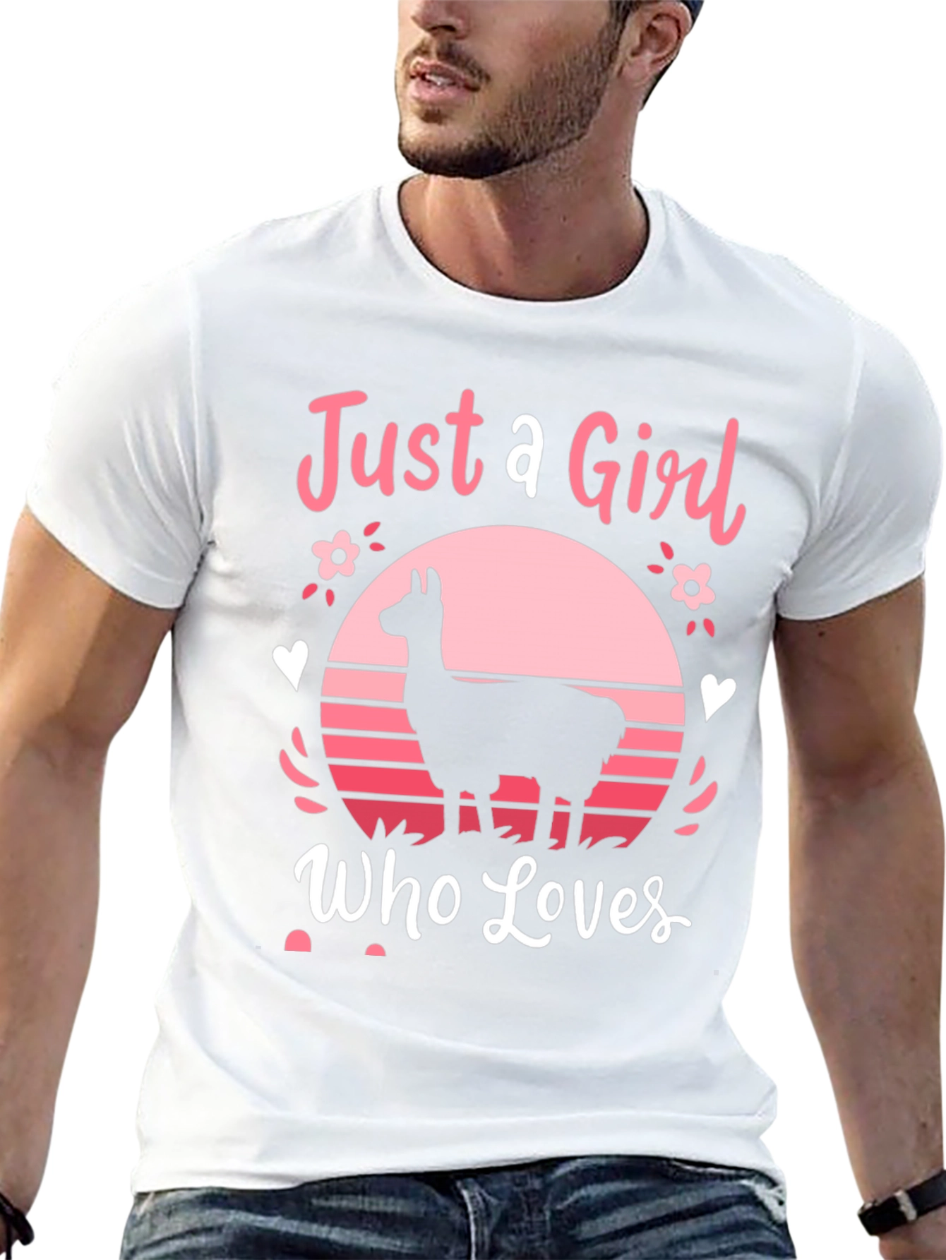 Just A Girl Who Loves Llamas T-Shirt