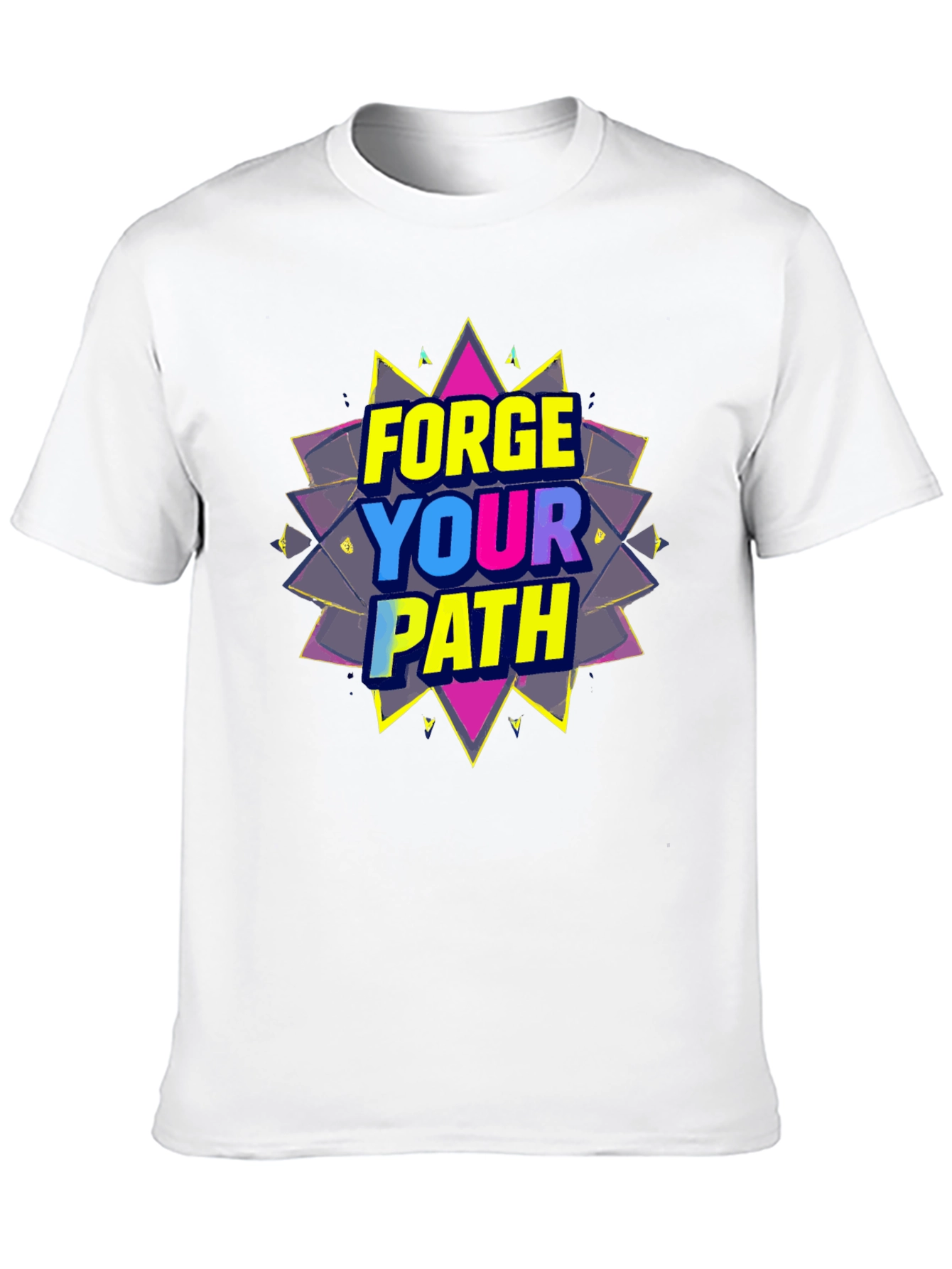 Forge Your Path Black Graphic T-Shirt