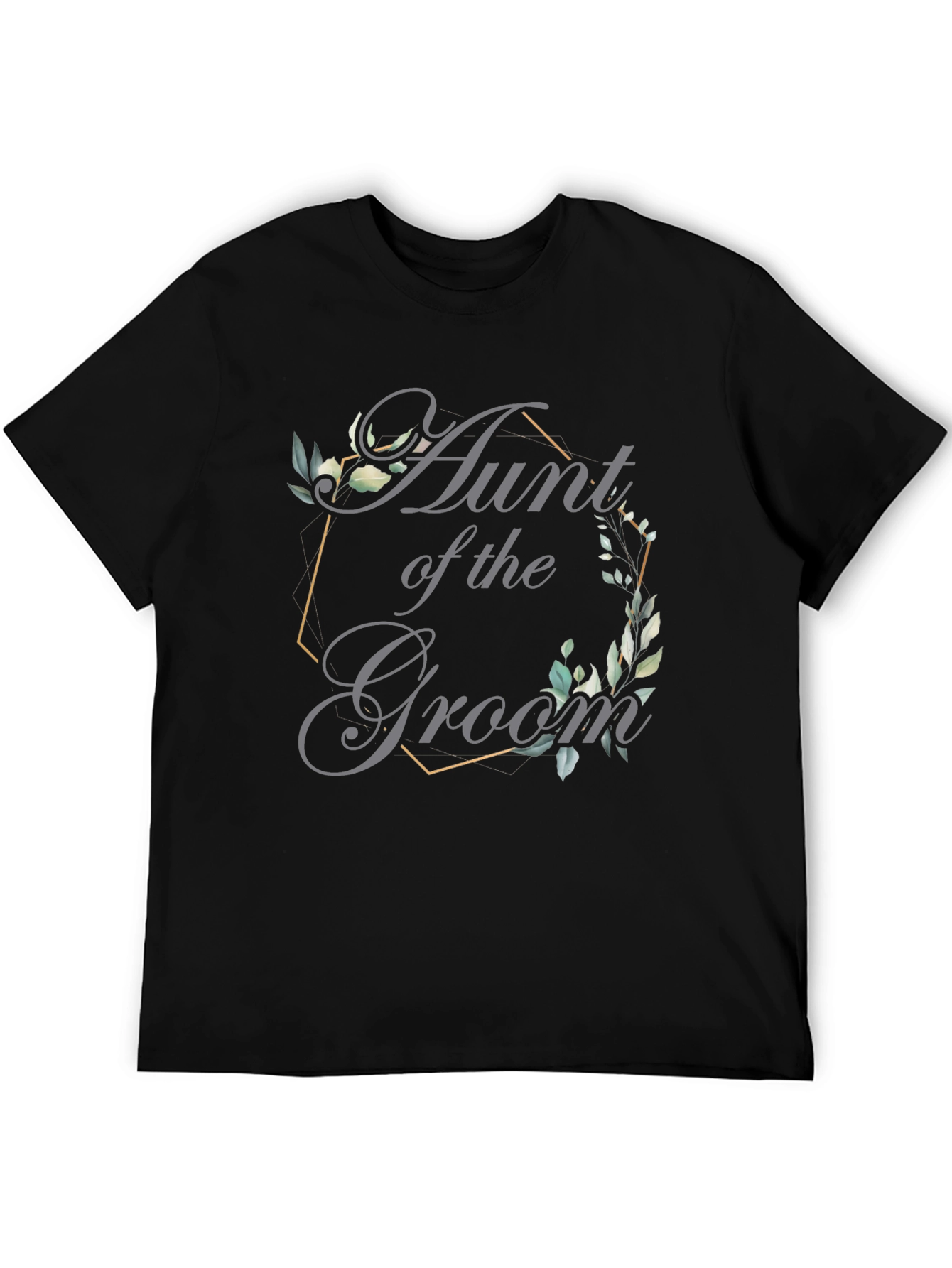 Aunt of the Groom T-Shirt - Elegant Wedding Apparel