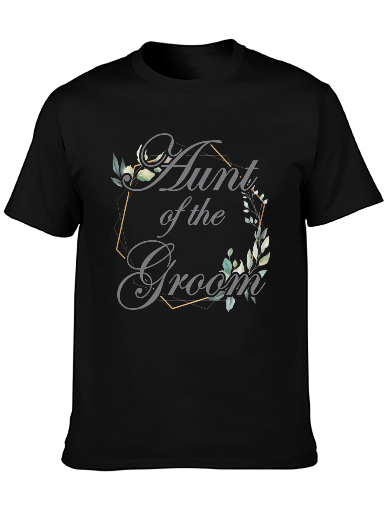 Aunt of the Groom T-Shirt - Elegant Wedding Apparel