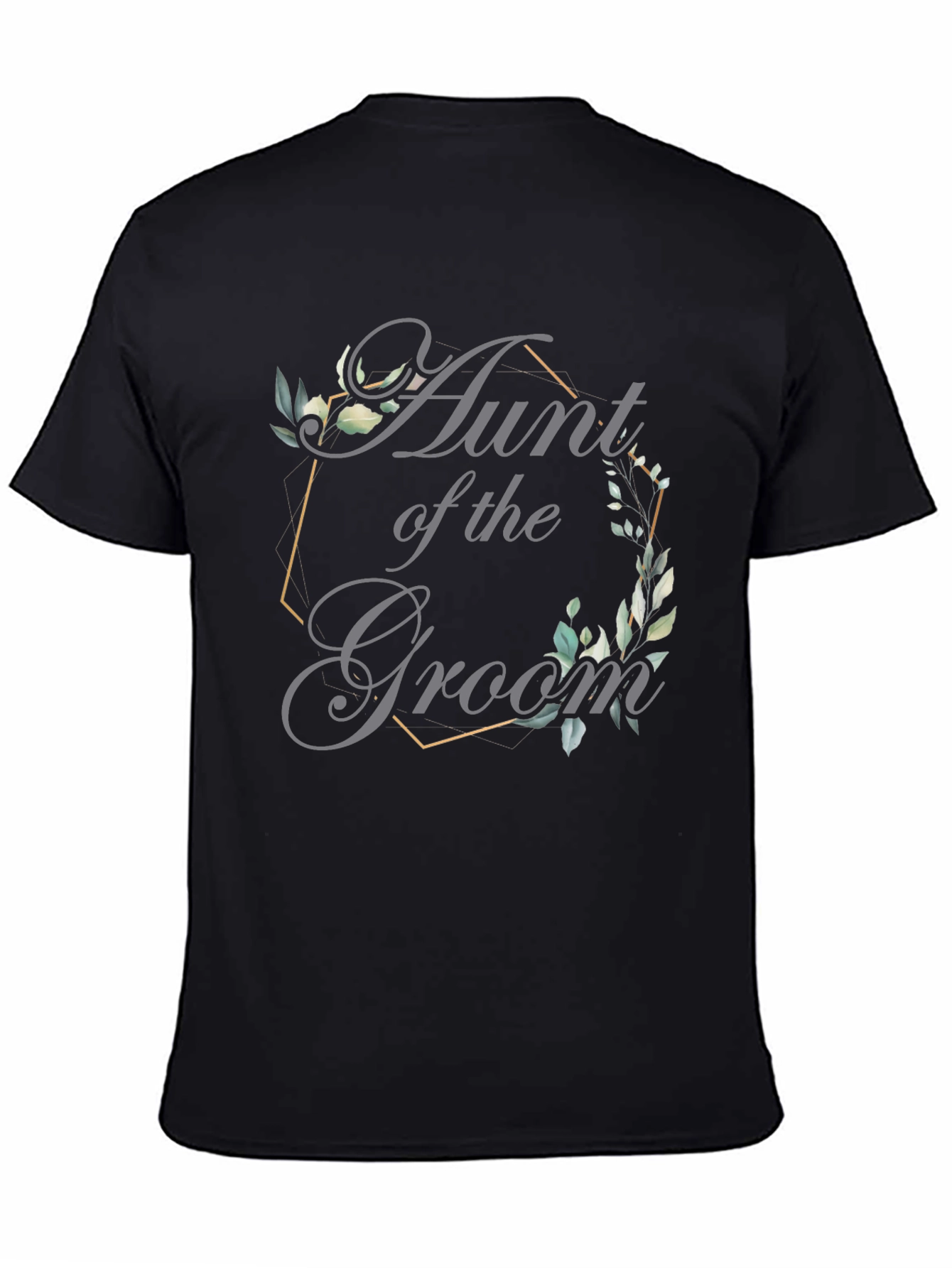 Aunt of the Groom T-Shirt - Elegant Wedding Apparel
