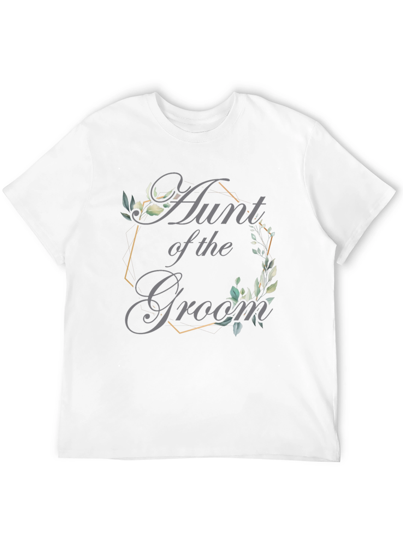 Aunt of the Groom T-Shirt - Elegant Wedding Apparel