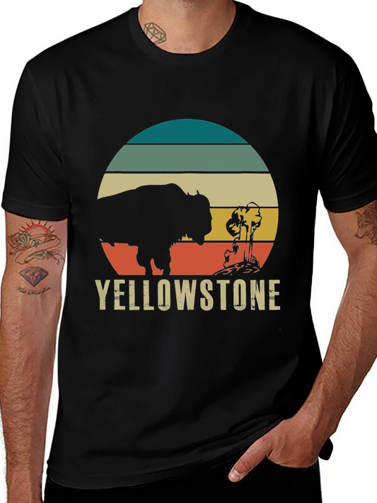 Yellowstone Buffalo Retro Graphic Tee