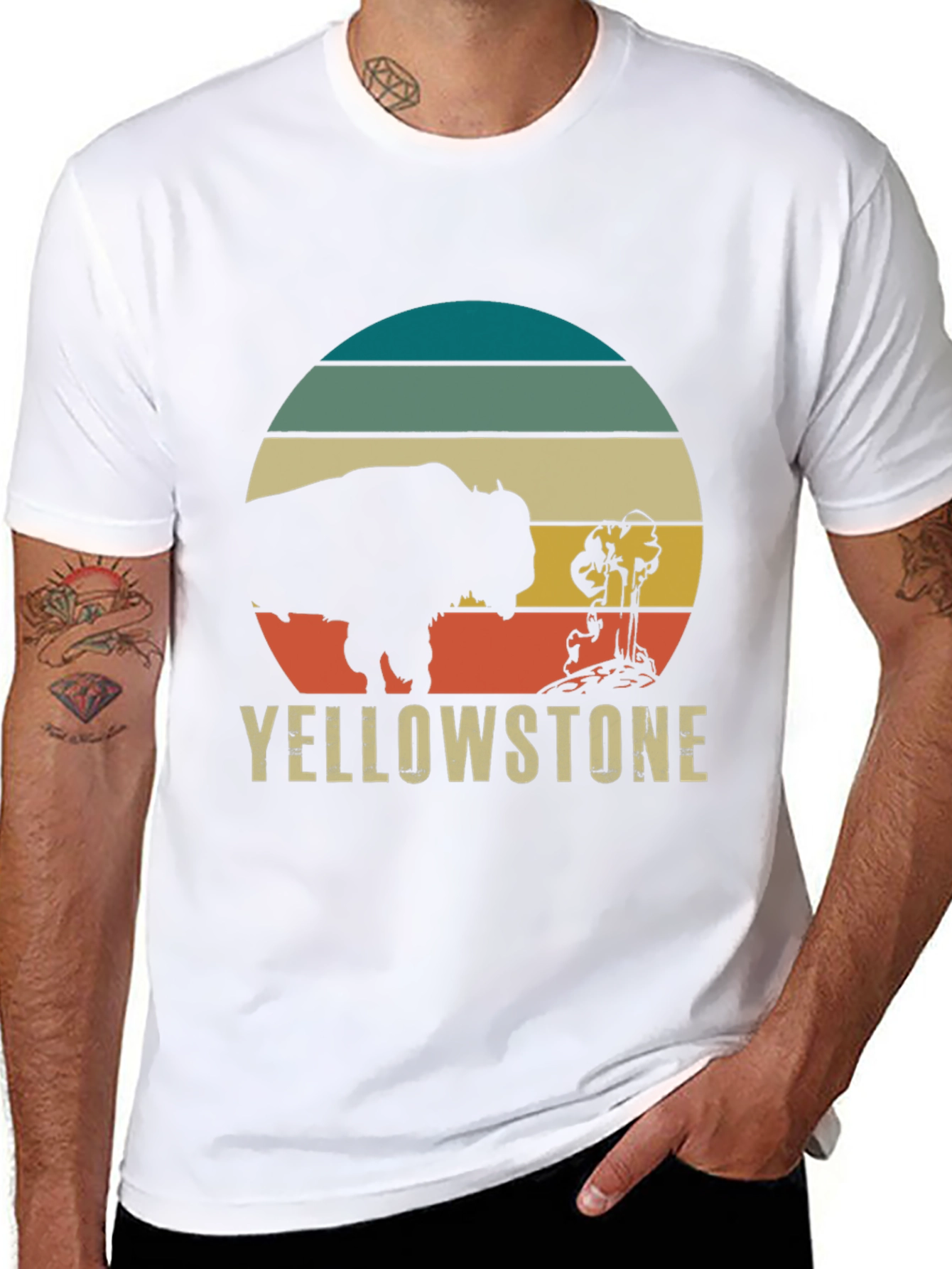 Yellowstone Buffalo Retro Graphic Tee