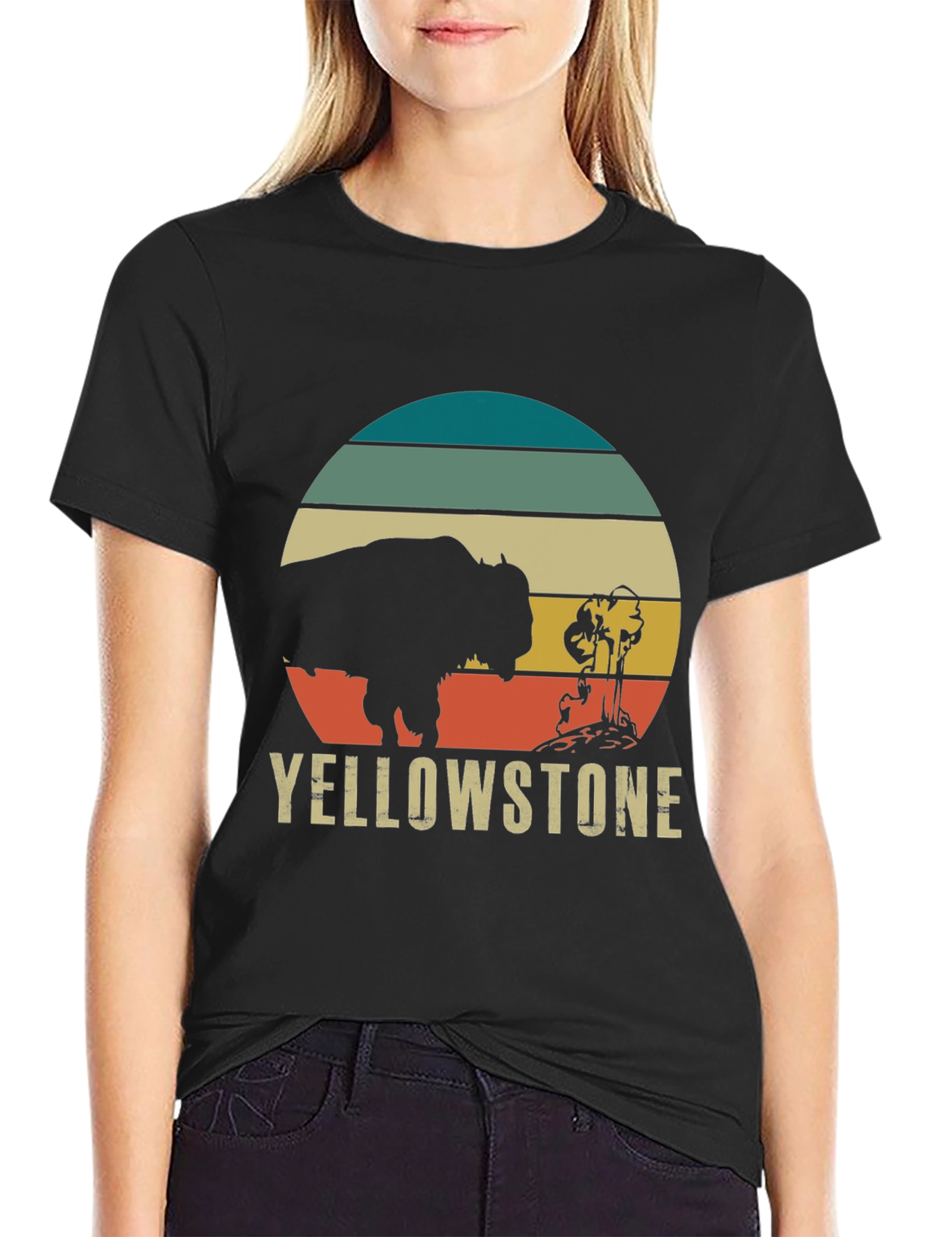 Yellowstone Buffalo Retro Graphic Tee
