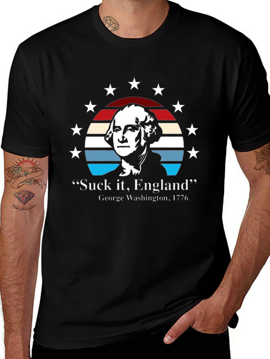 Suck It England T-Shirt - George Washington 1776