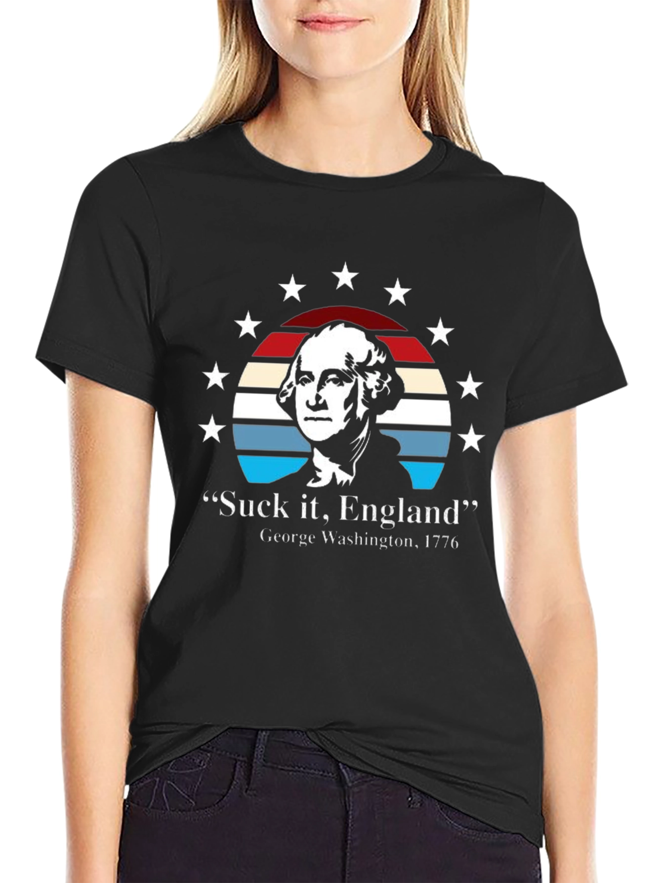 Suck It England T-Shirt - George Washington 1776