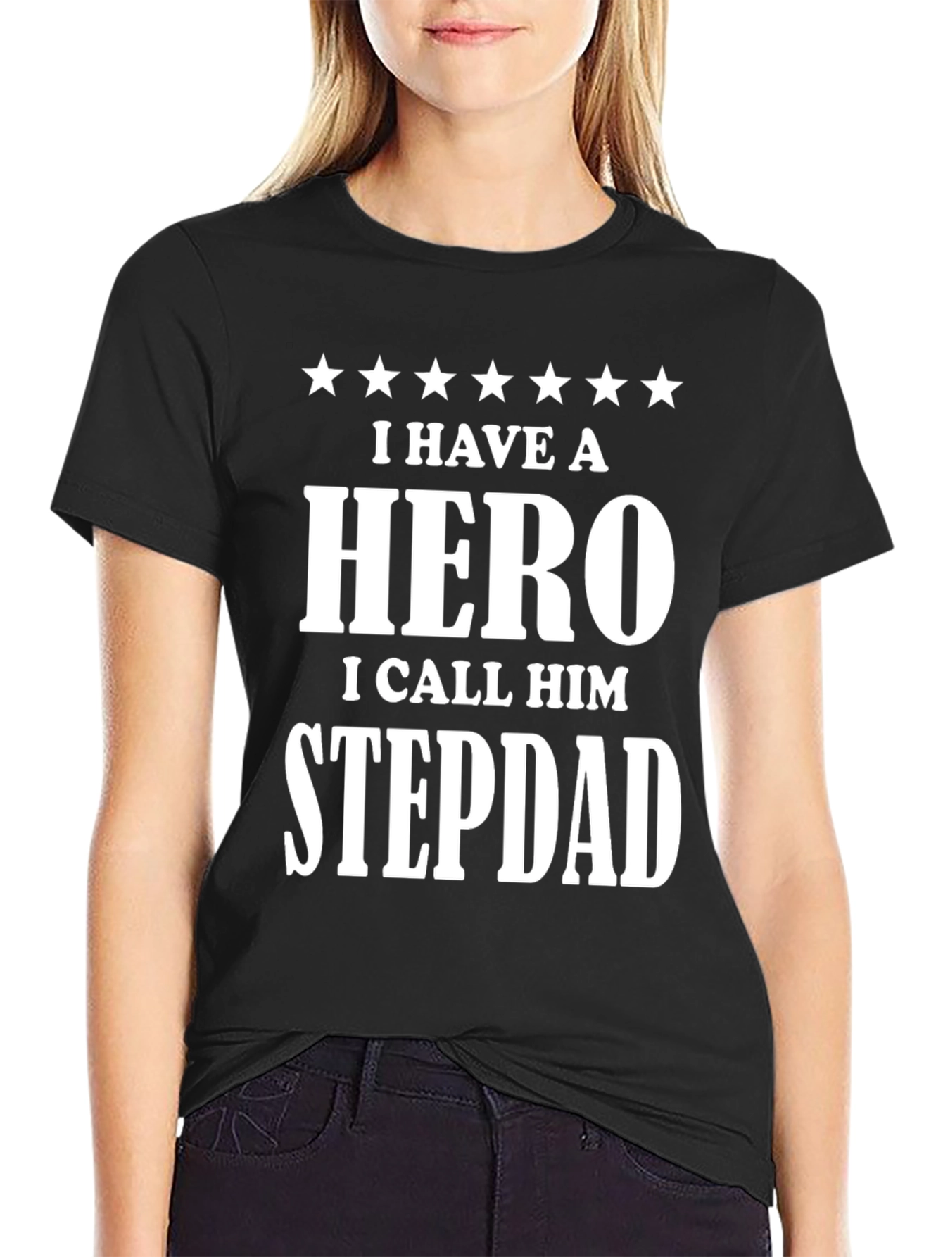 Hero Stepdad Graphic T-Shirt - Fathers Day Gift
