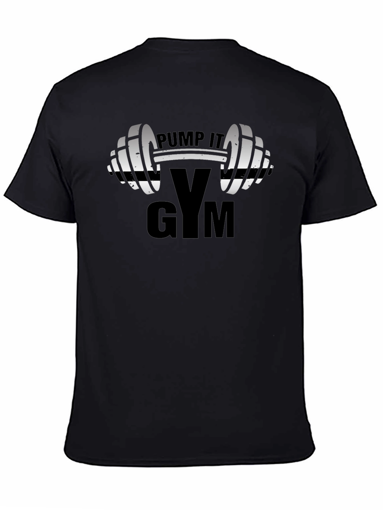Pump It Gym Black T-Shirt