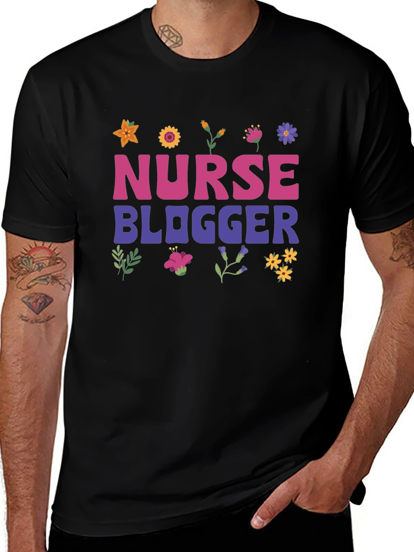 Nurse Blogger Graphic T-Shirt