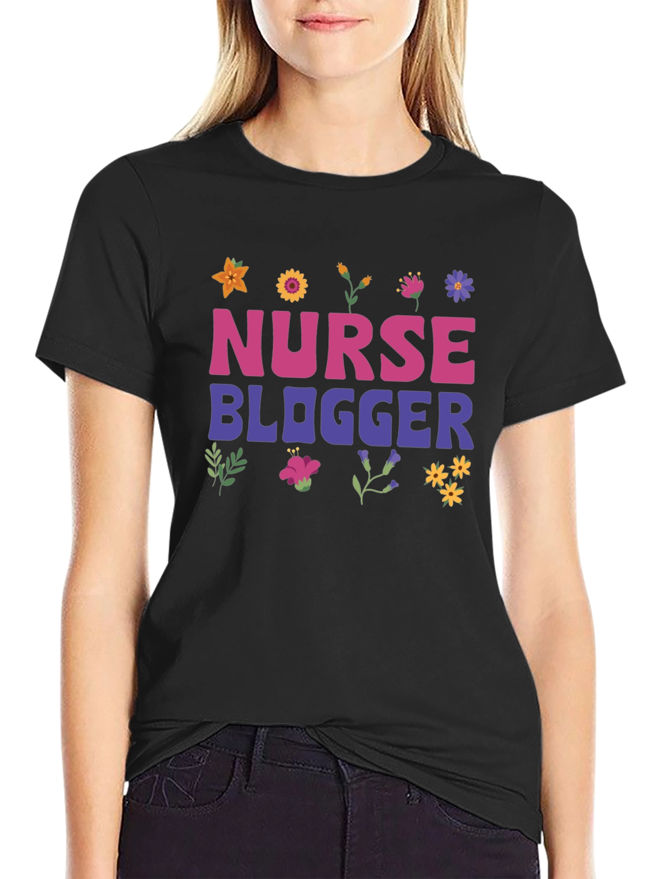 Nurse Blogger Graphic T-Shirt