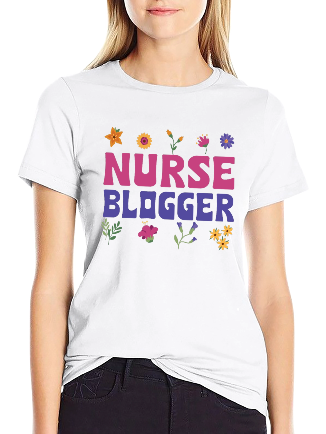 Nurse Blogger Graphic T-Shirt