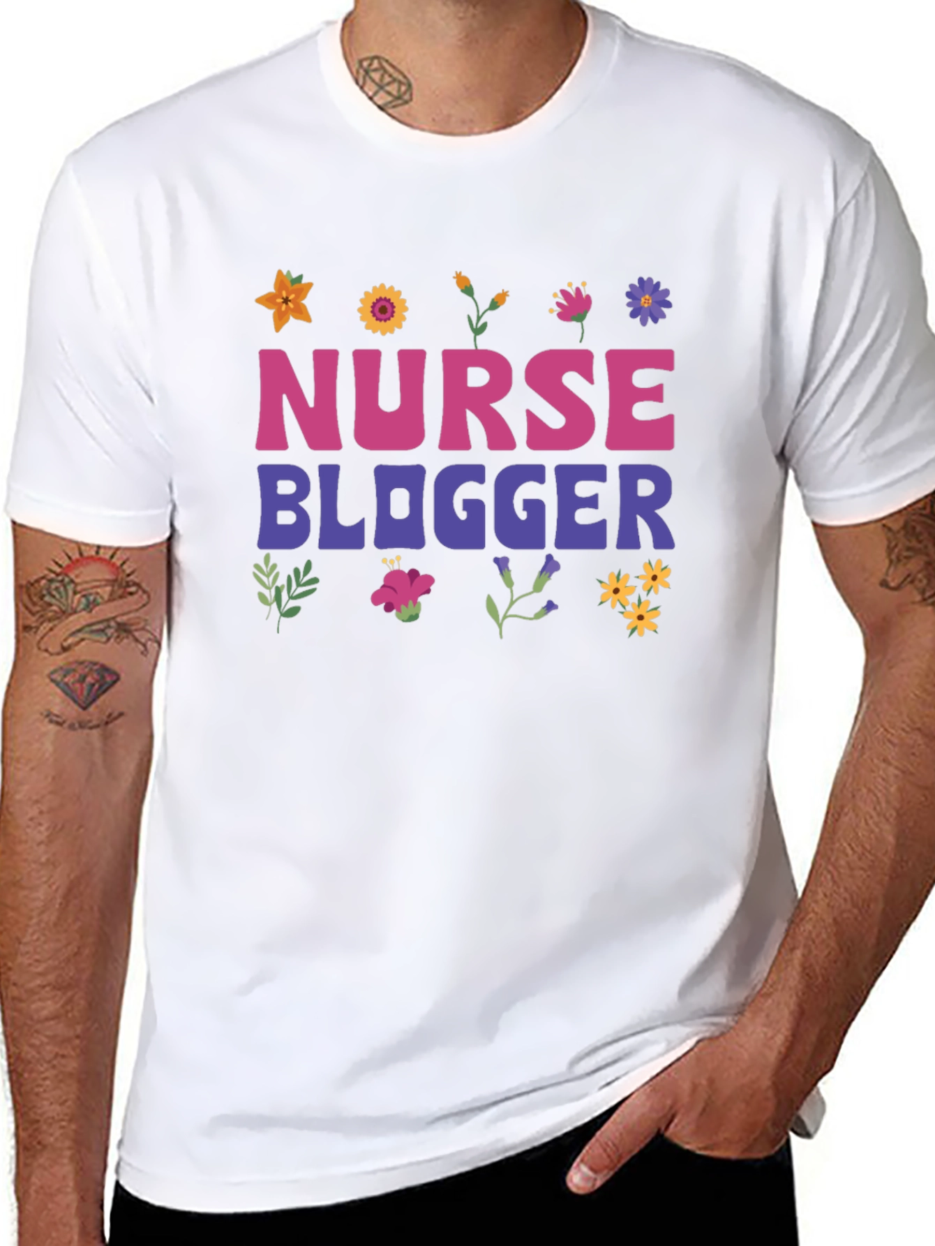 Nurse Blogger Graphic T-Shirt
