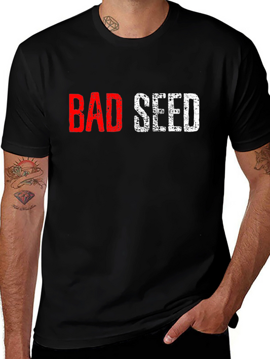 Bad Seed Graphic Print T-Shirt - Casual Tee