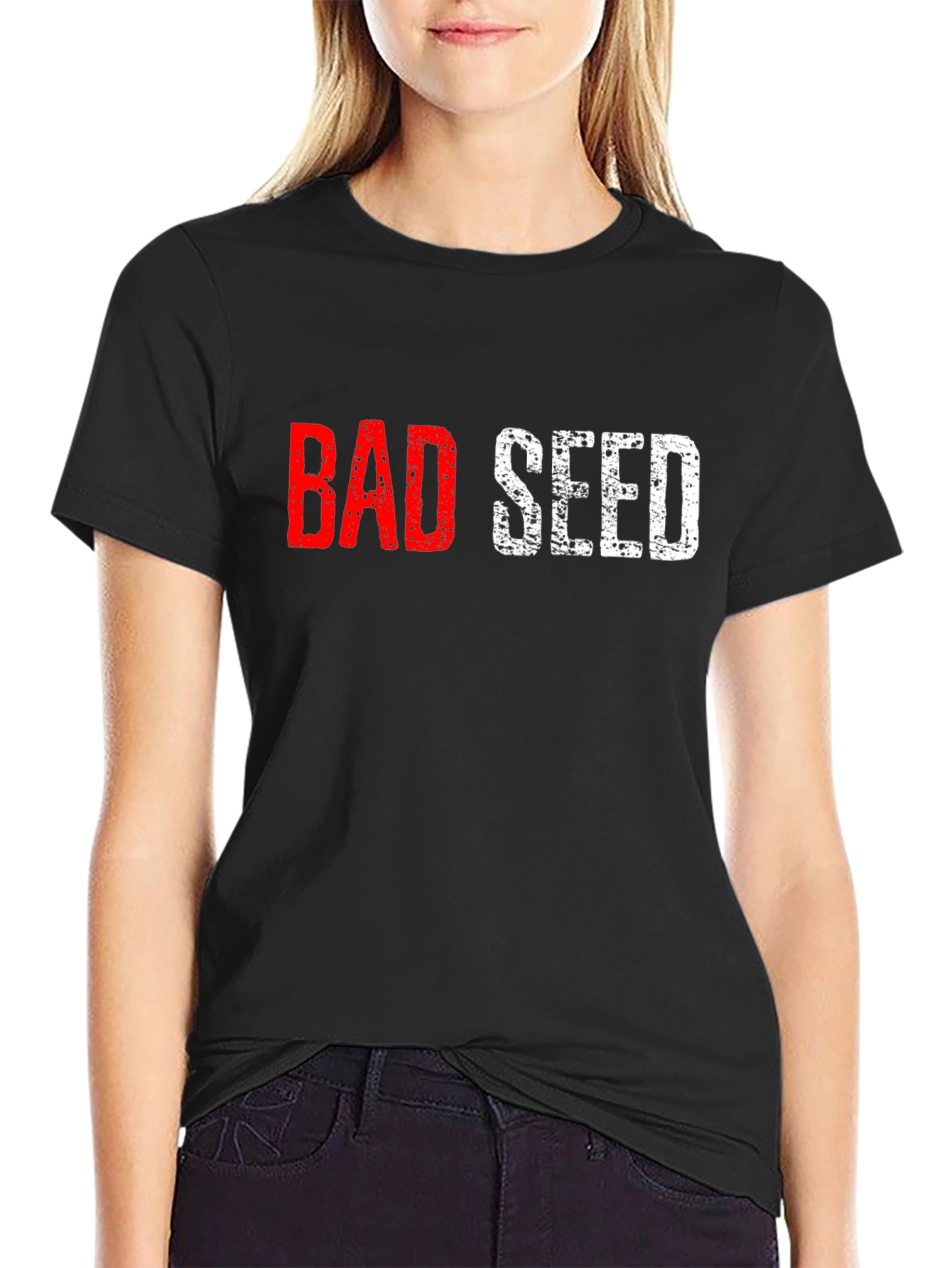 Bad Seed Graphic Print T-Shirt - Casual Tee