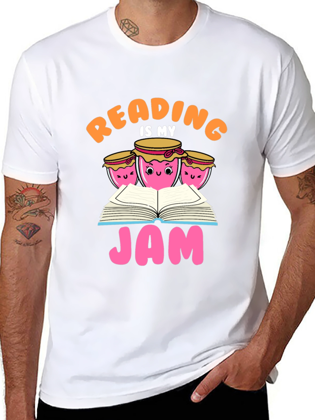 Reading Is My Jam T-Shirt - Book Lover Tee