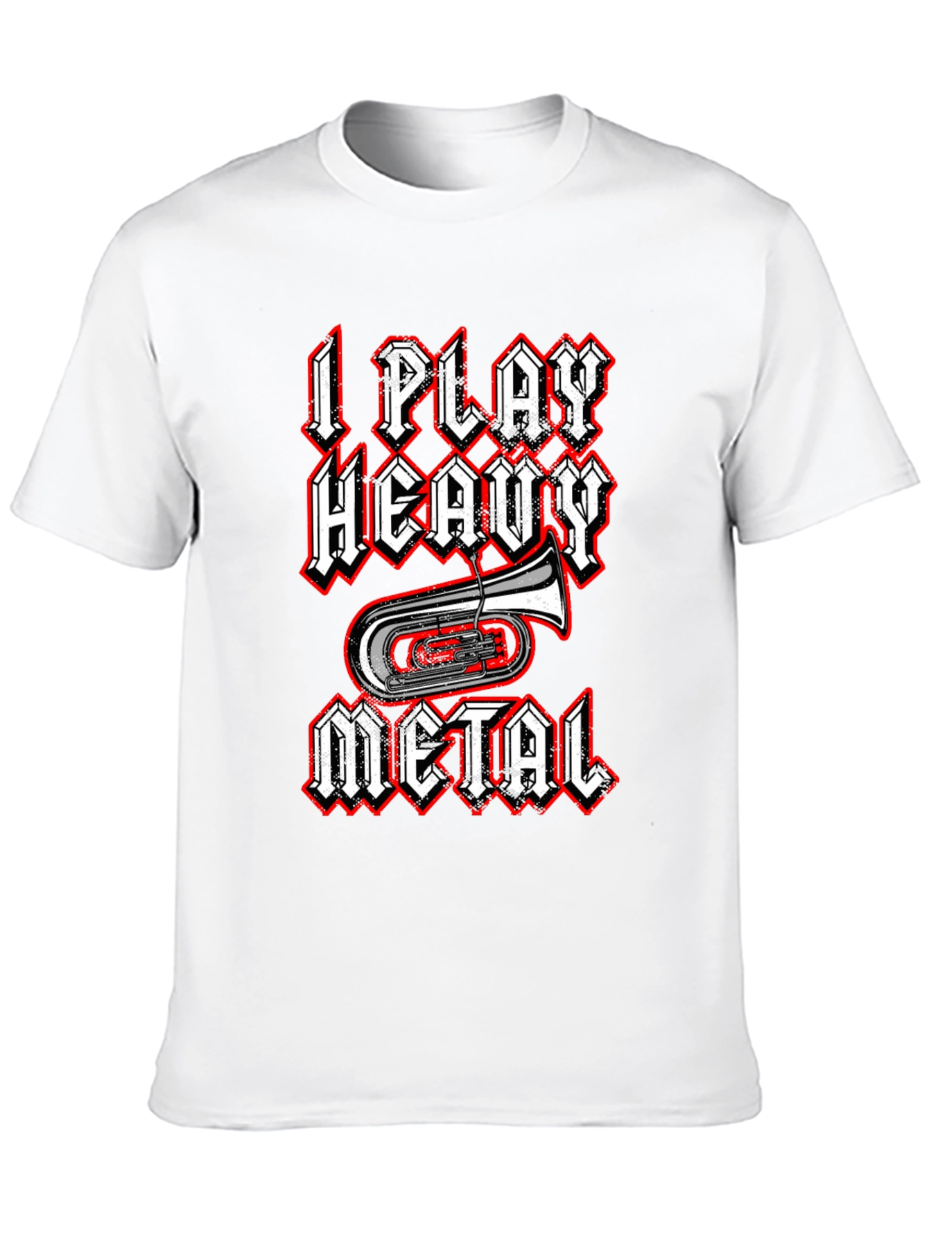 I Play Heavy Metal T-Shirt - Funny Band Tee