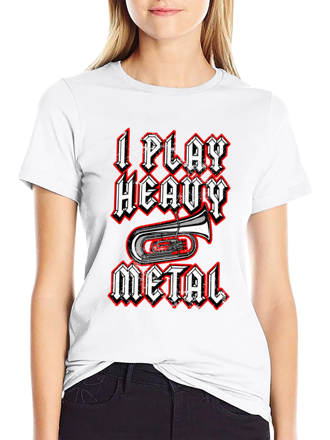 I Play Heavy Metal T-Shirt - Funny Band Tee
