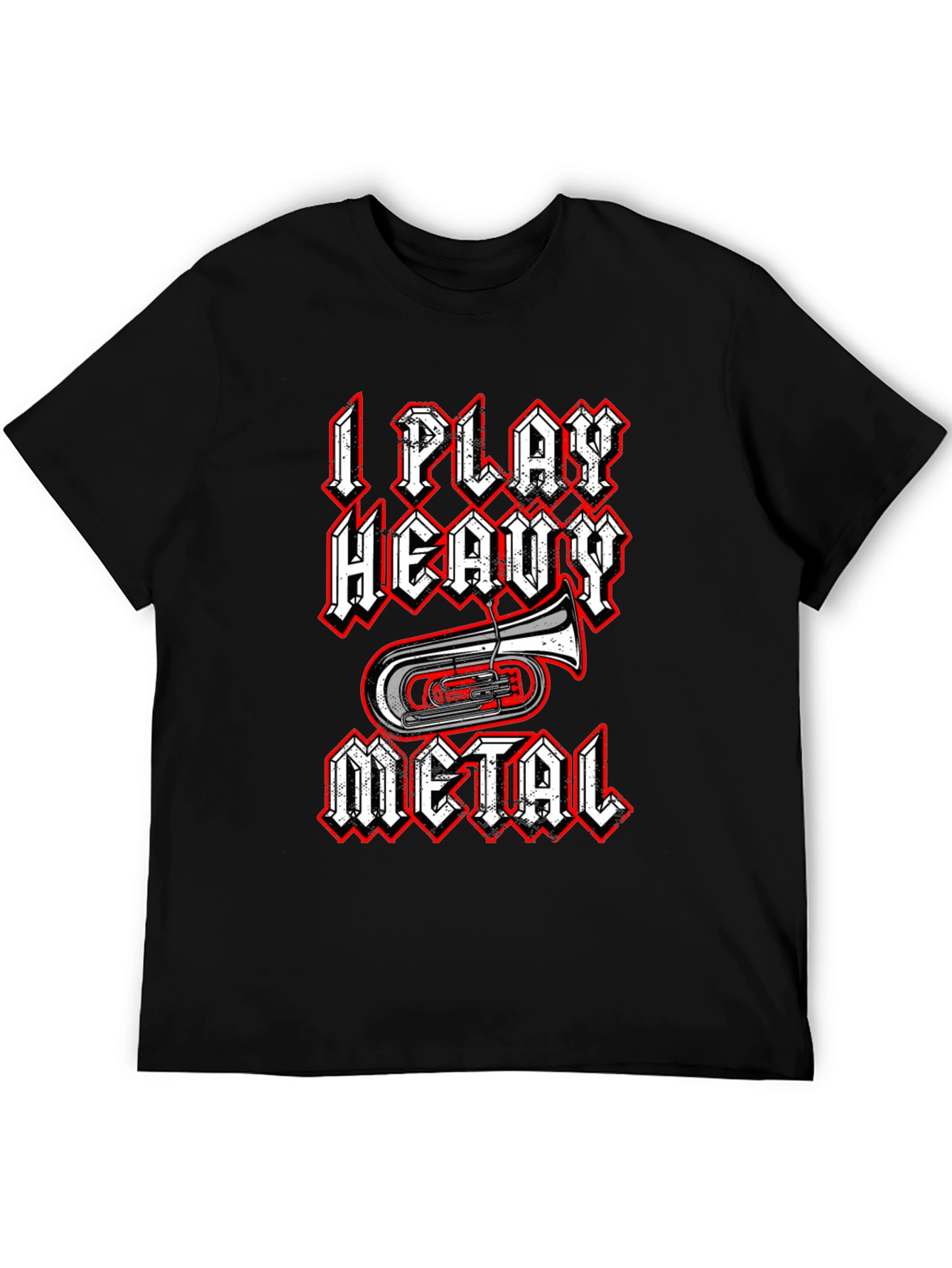 I Play Heavy Metal T-Shirt - Funny Band Tee