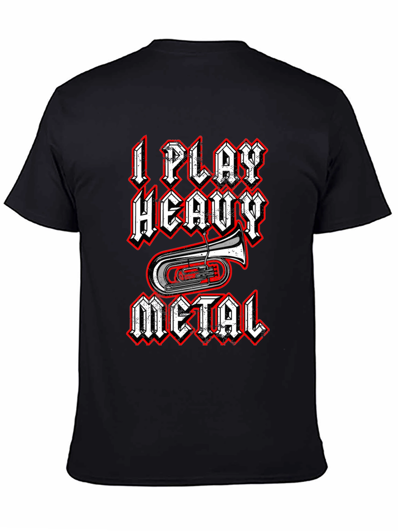 I Play Heavy Metal T-Shirt - Funny Band Tee