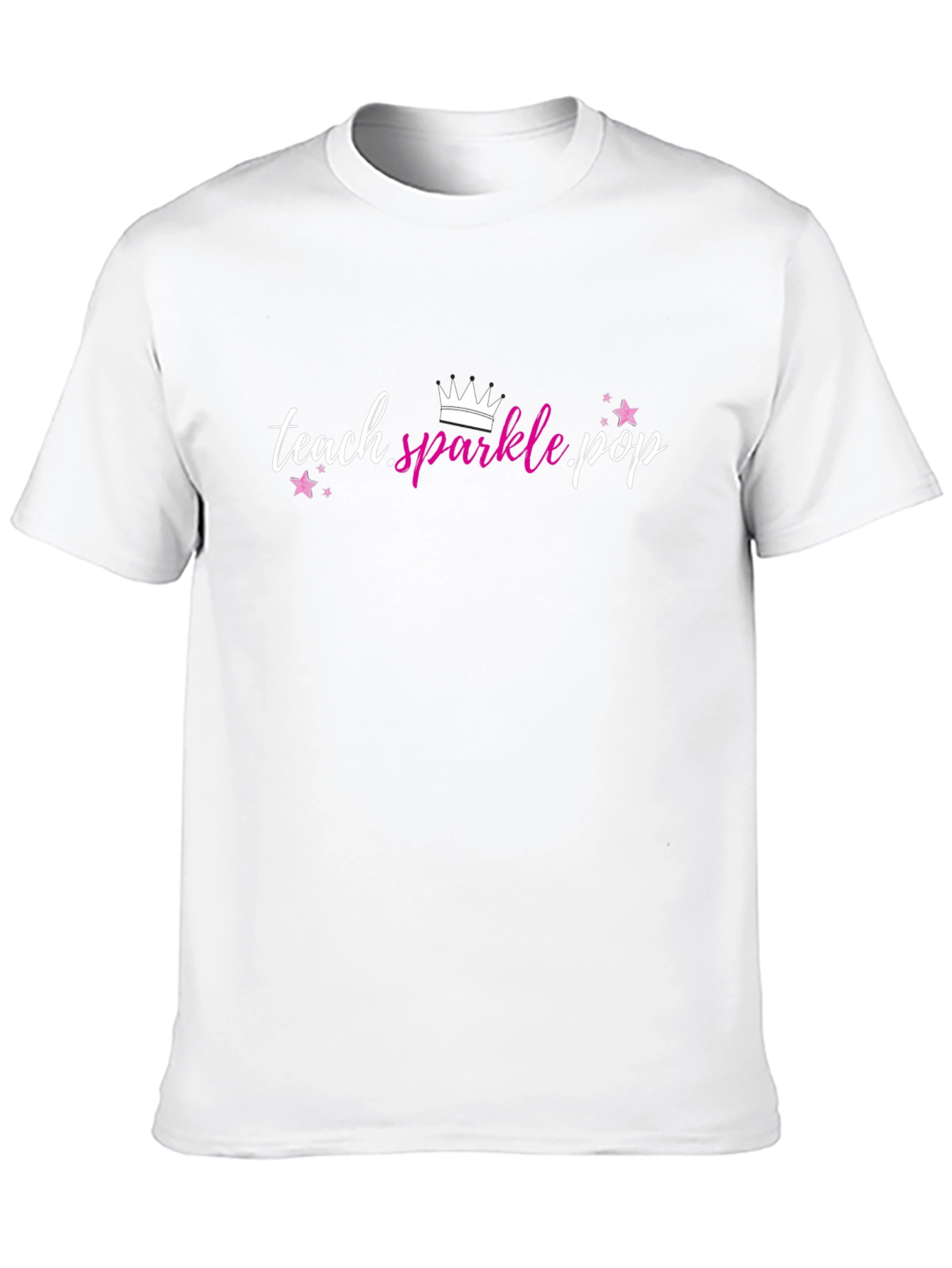 Teach Sparkle Pop Black T-Shirt