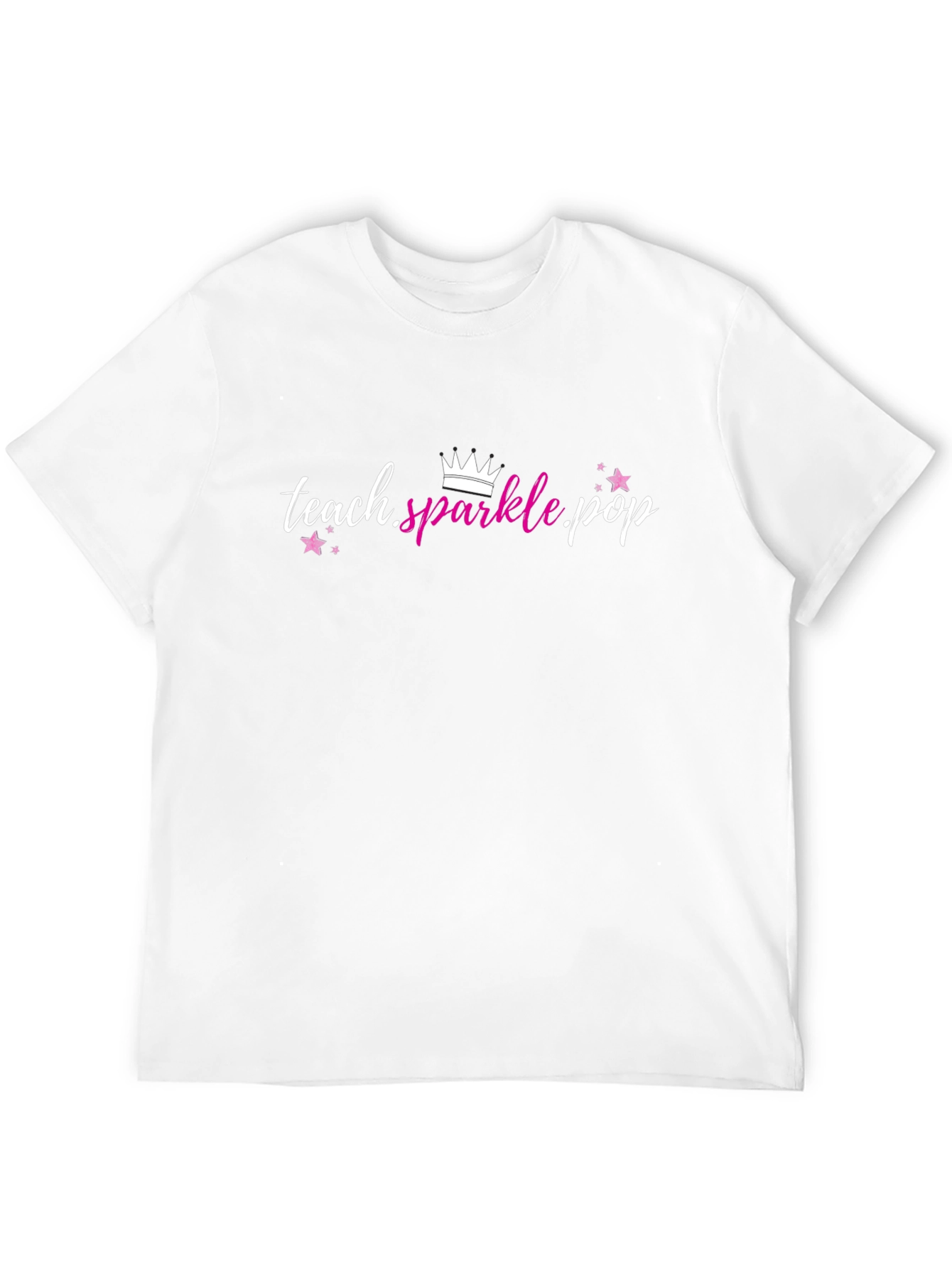 Teach Sparkle Pop Black T-Shirt