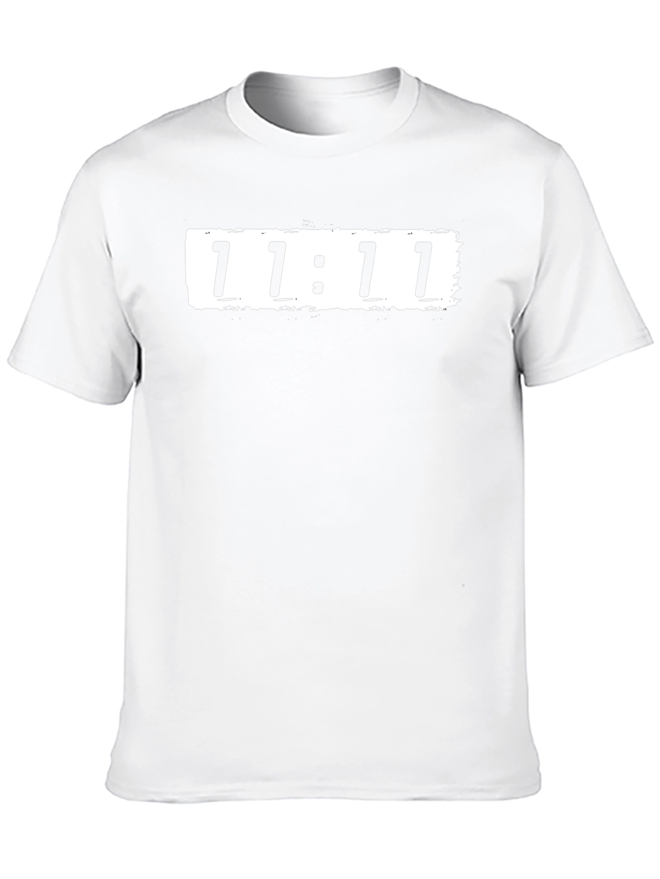 11:11 Graphic Tee - Black Cotton T-Shirt