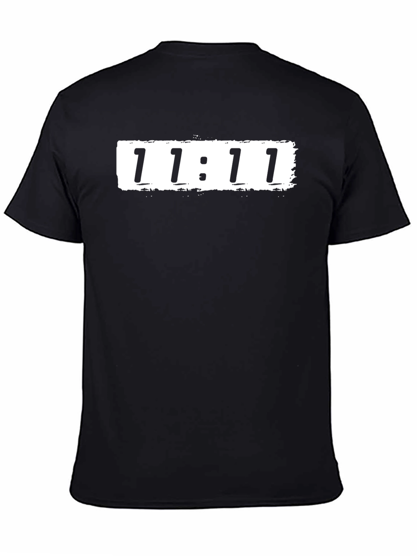 11:11 Graphic Tee - Black Cotton T-Shirt