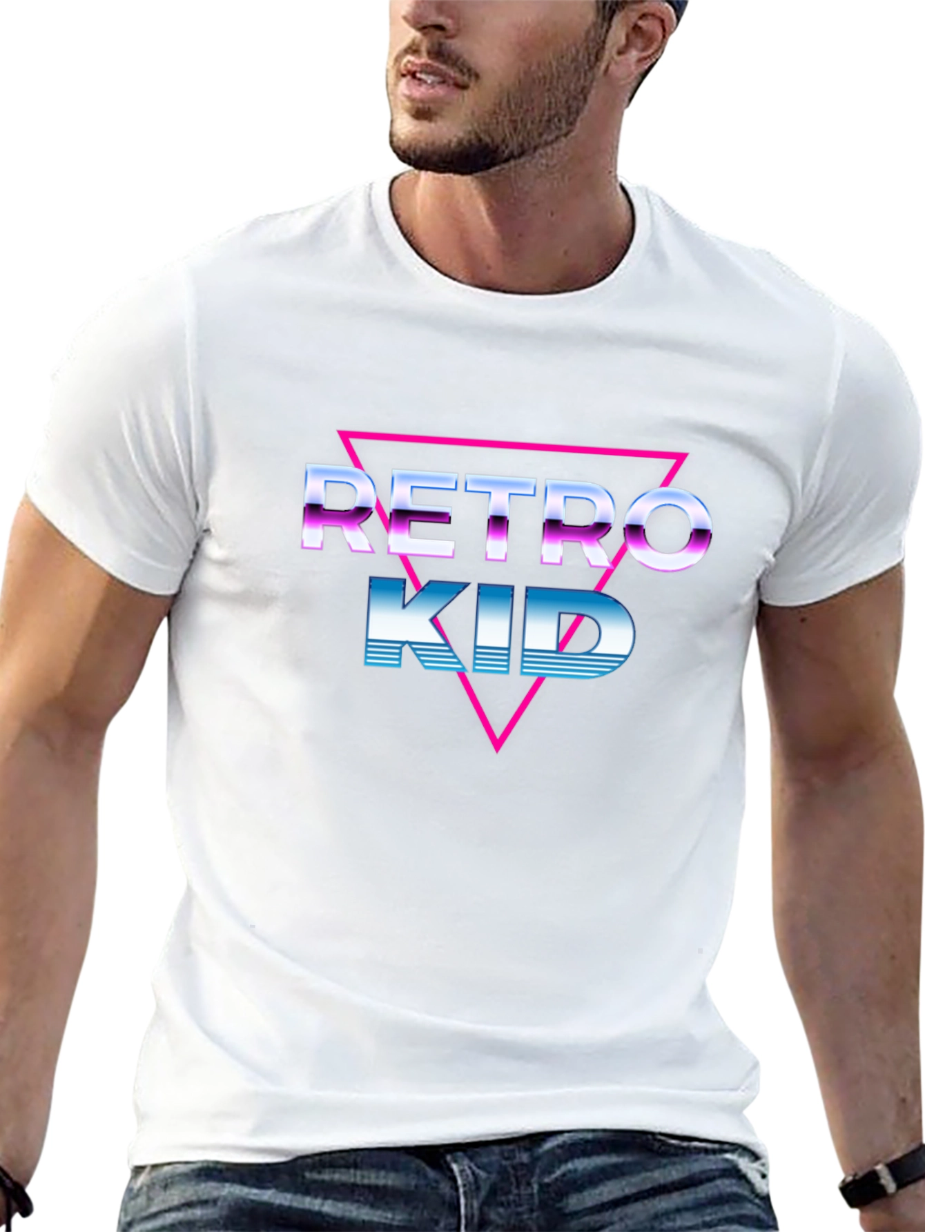 Retro Kid T-Shirt - 80s Style Graphic Tee
