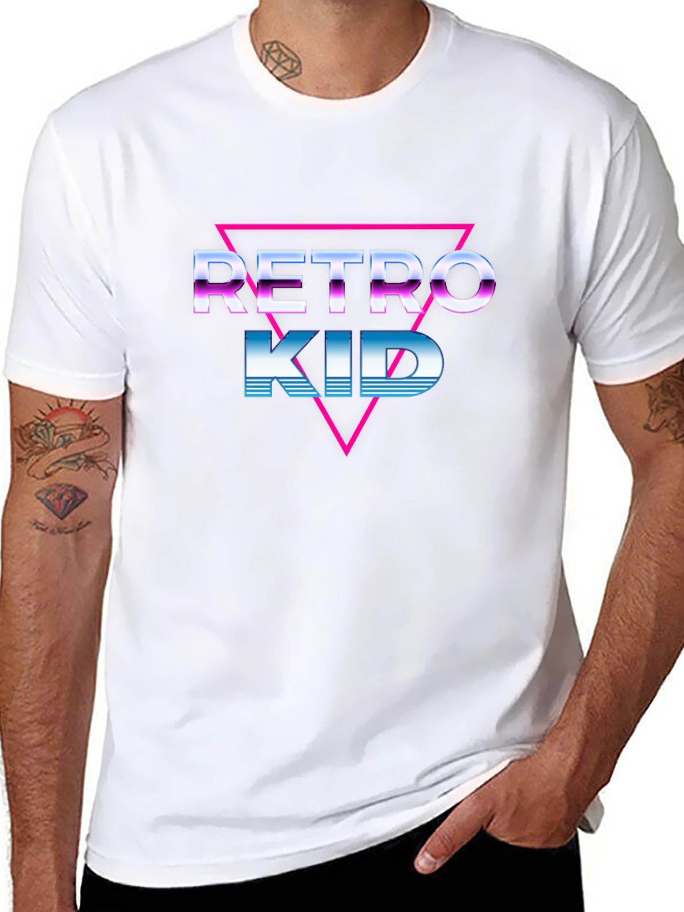 Retro Kid T-Shirt - 80s Style Graphic Tee