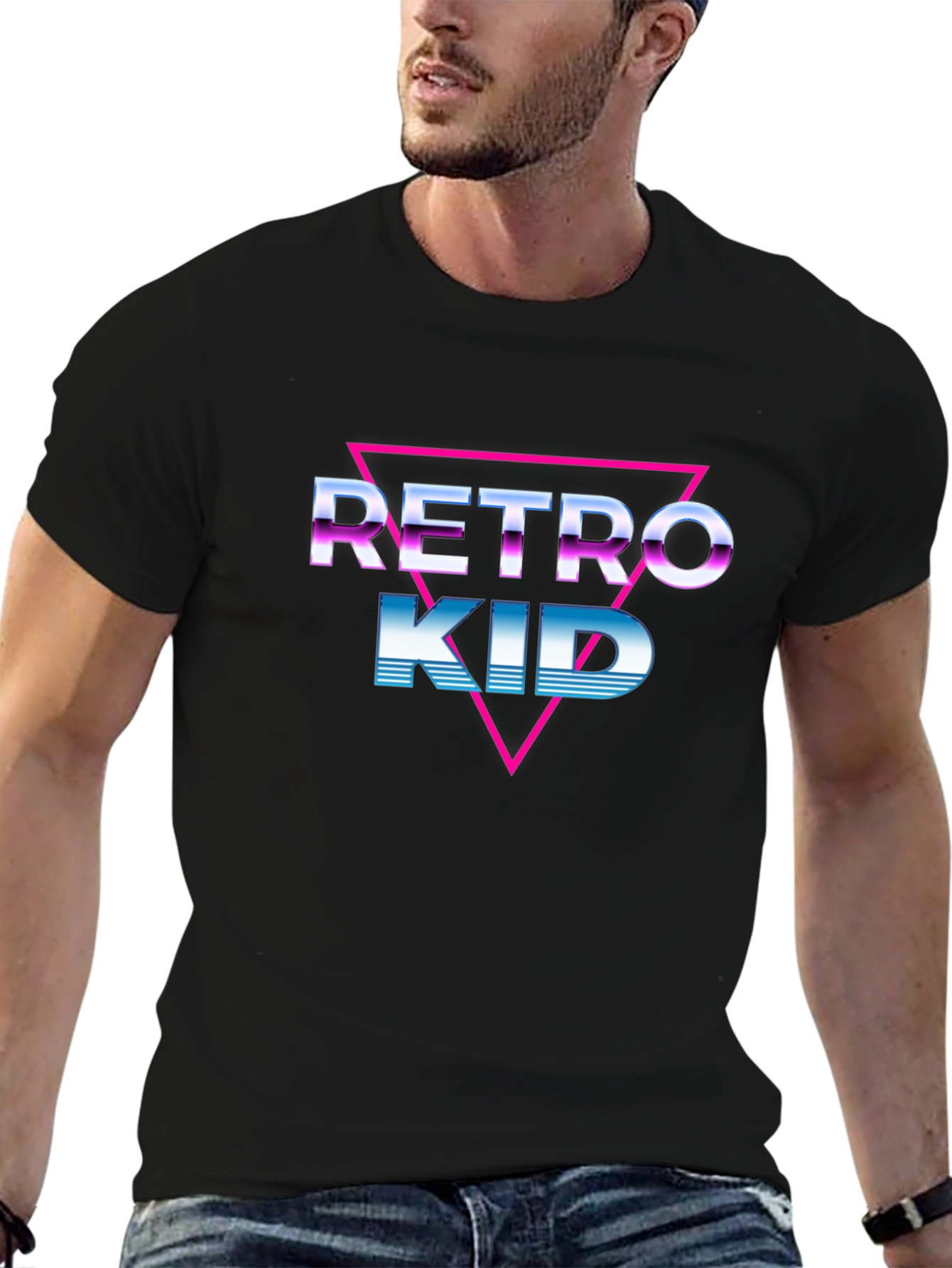 Retro Kid T-Shirt - 80s Style Graphic Tee