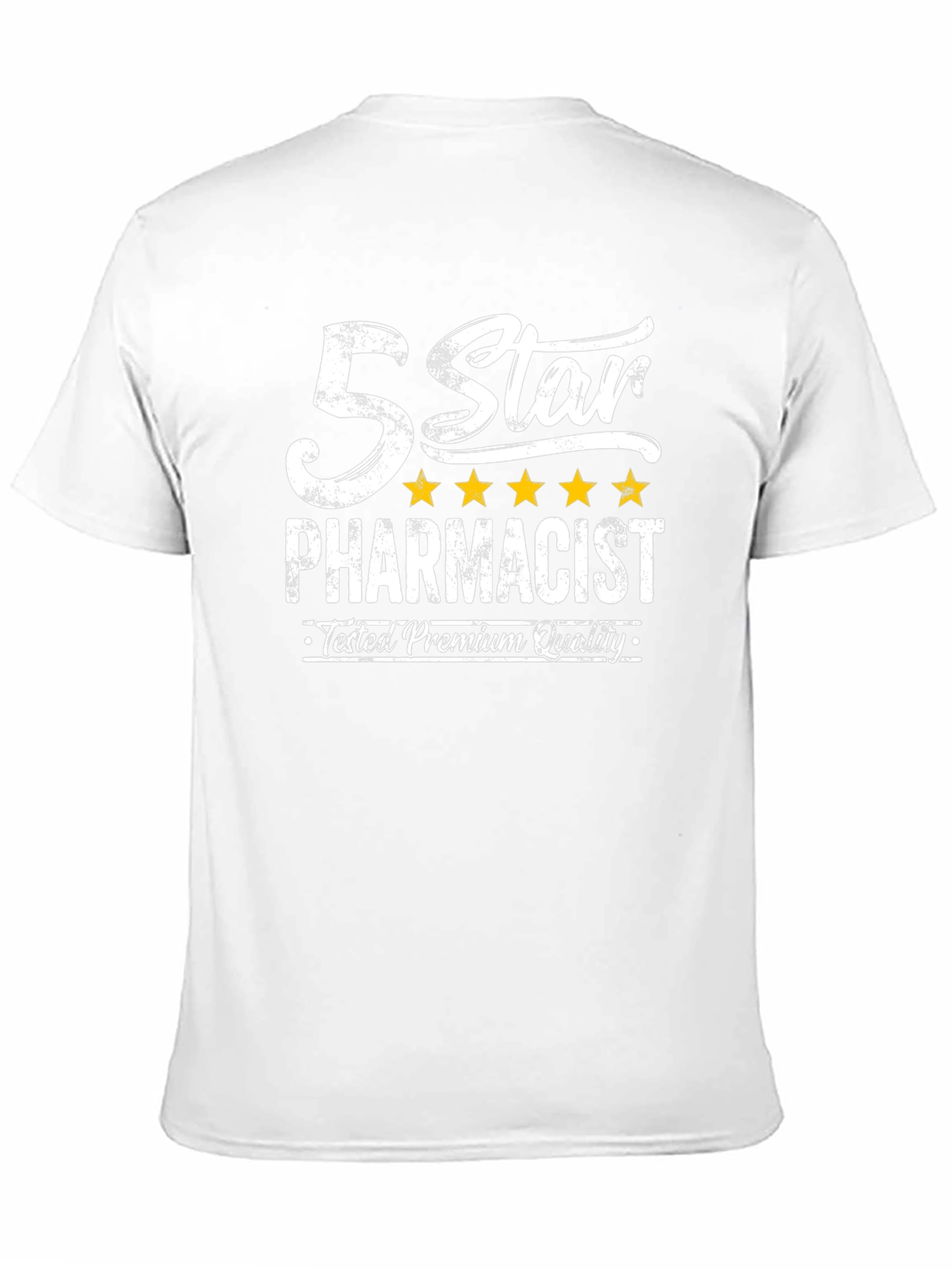 5 Star Pharmacist Black T-Shirt