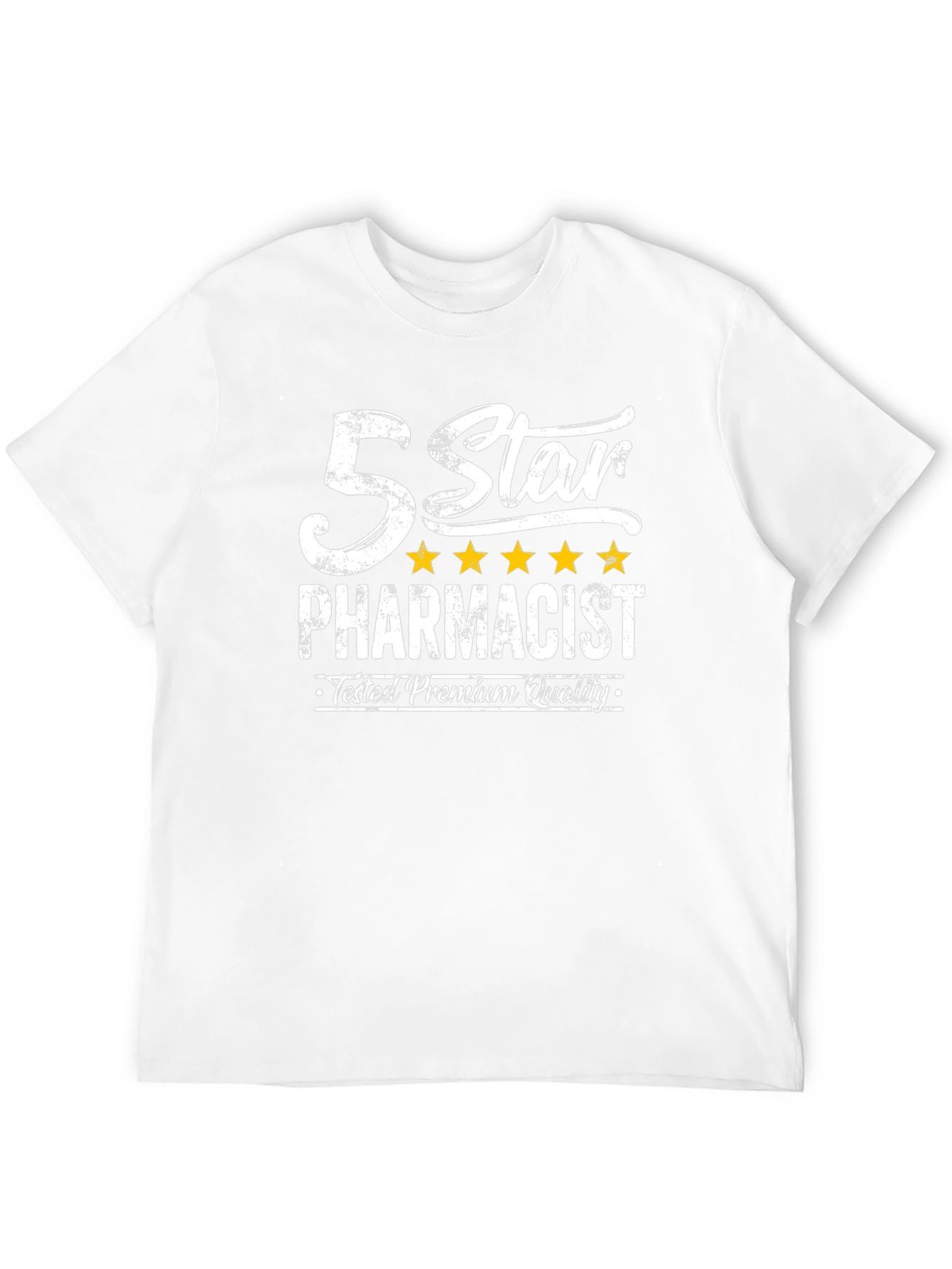 5 Star Pharmacist Black T-Shirt