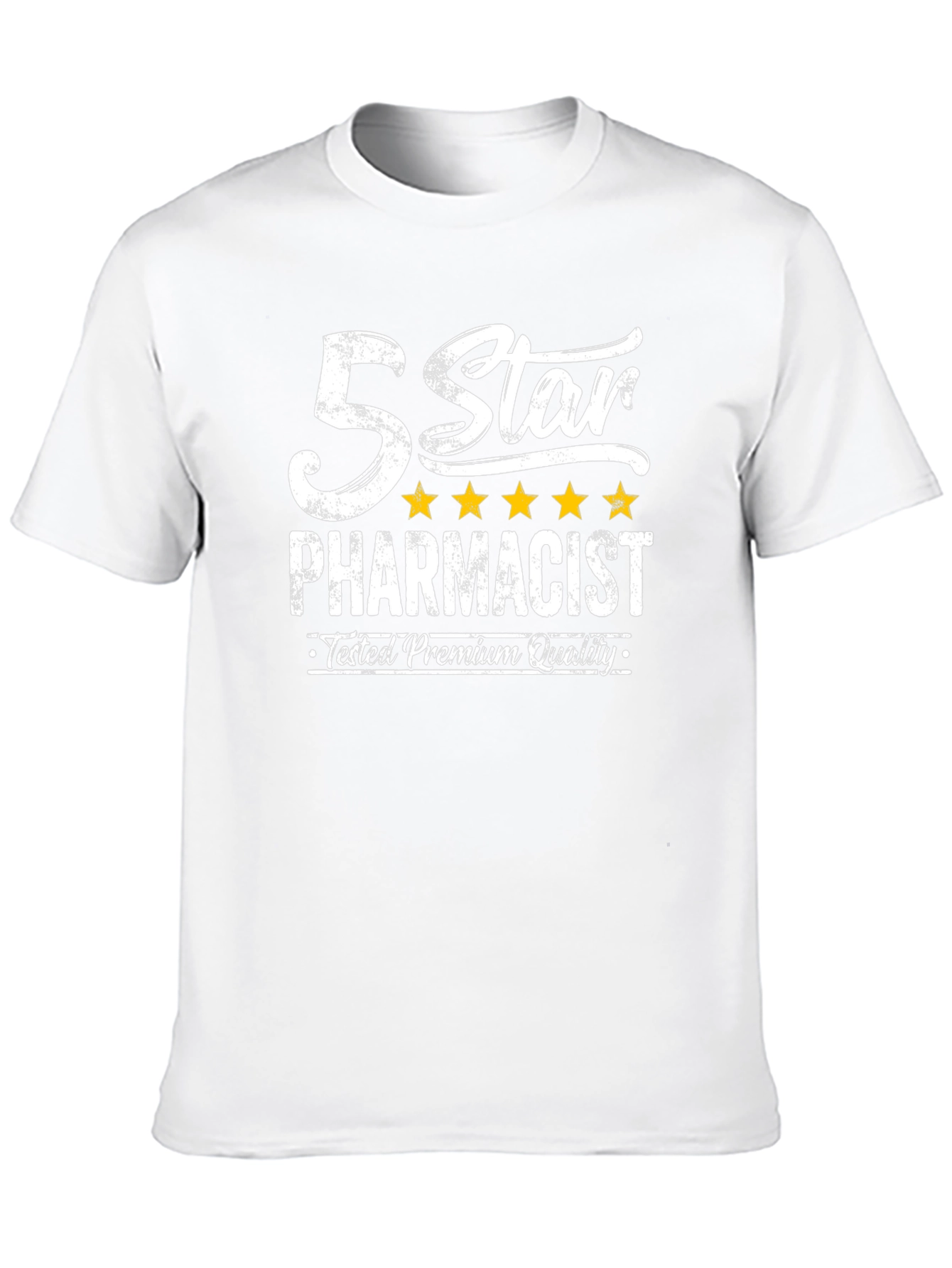 5 Star Pharmacist Black T-Shirt