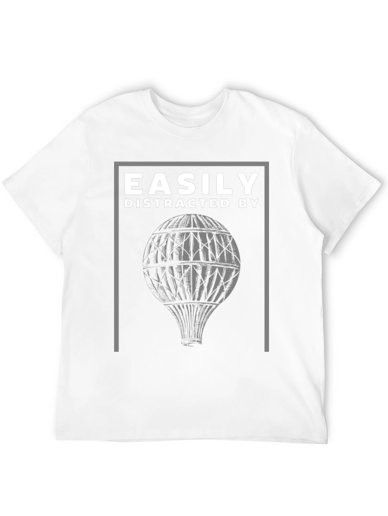 Distracted by Hot Air Balloons Graphic Tee
