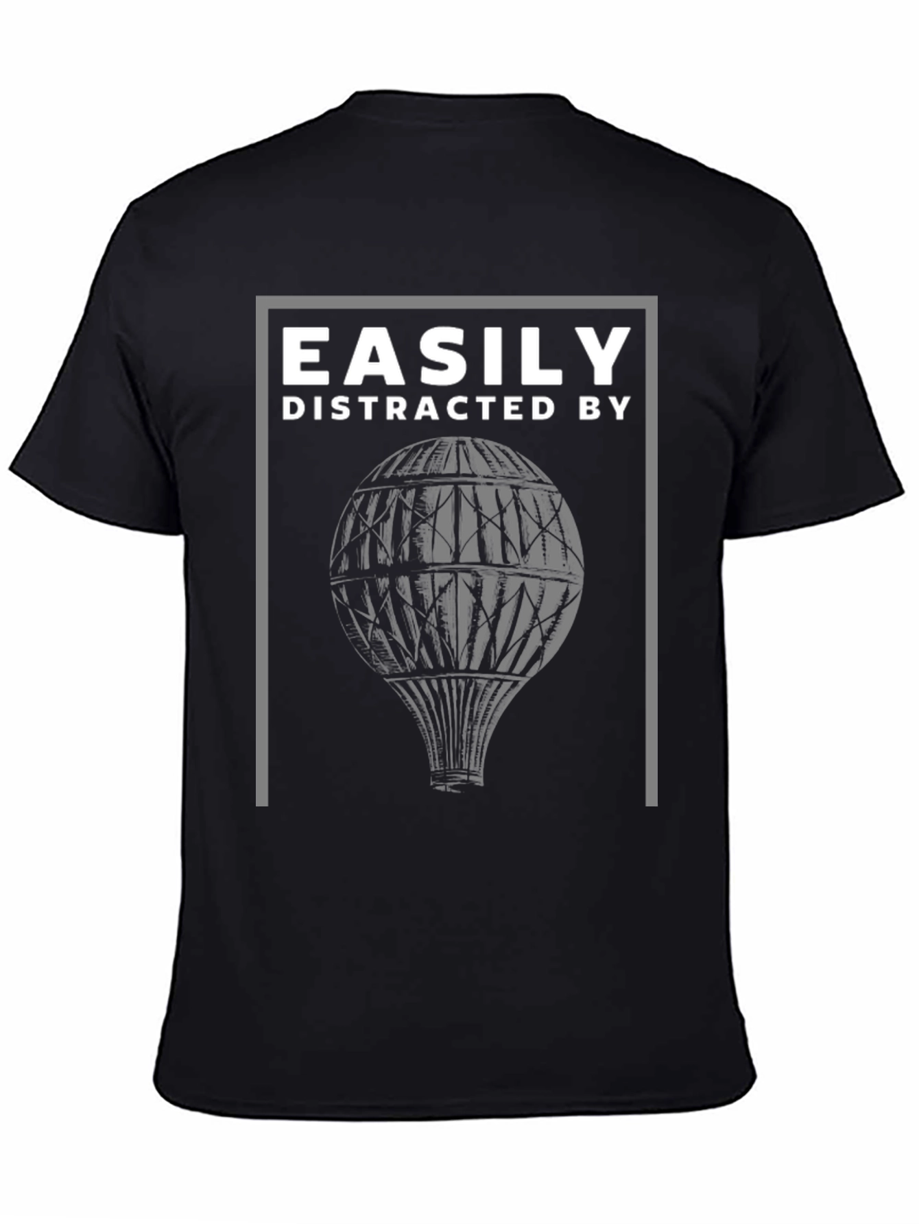 Distracted by Hot Air Balloons Graphic Tee