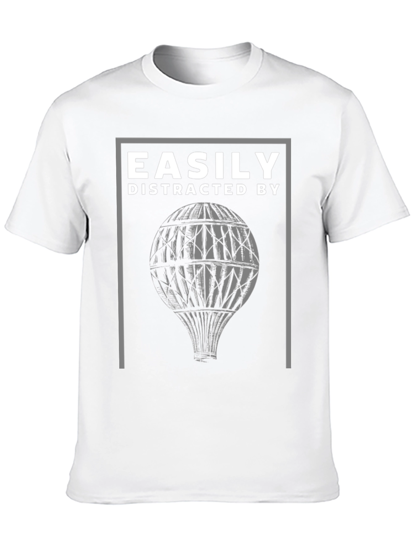 Distracted by Hot Air Balloons Graphic Tee