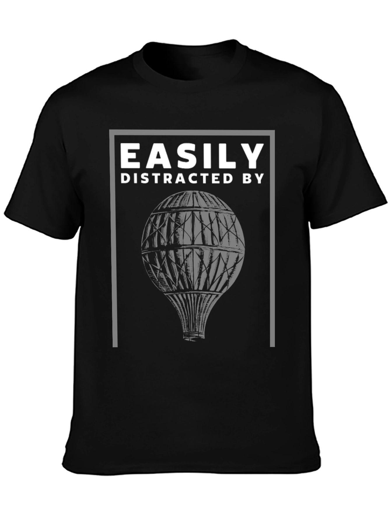 Distracted by Hot Air Balloons Graphic Tee