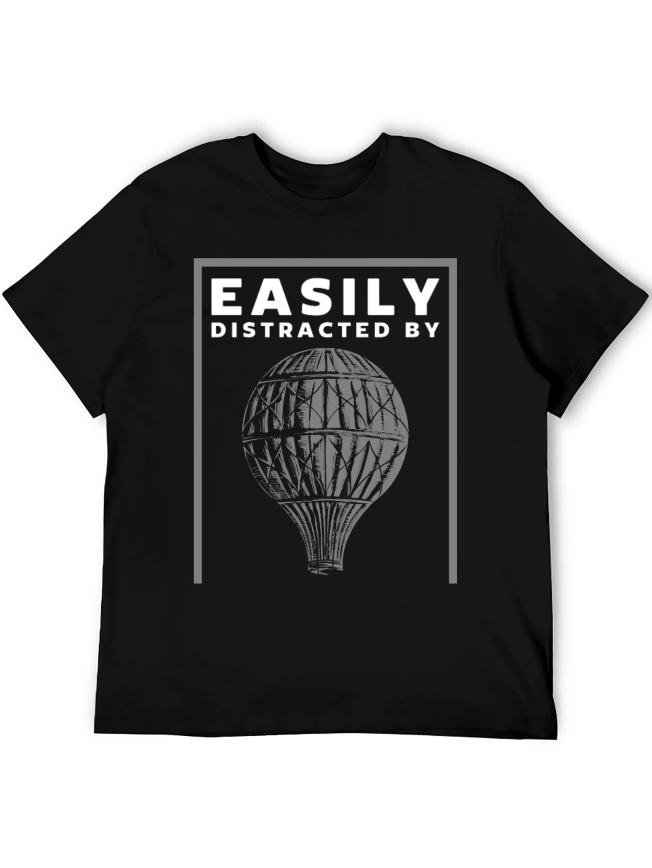 Distracted by Hot Air Balloons Graphic Tee