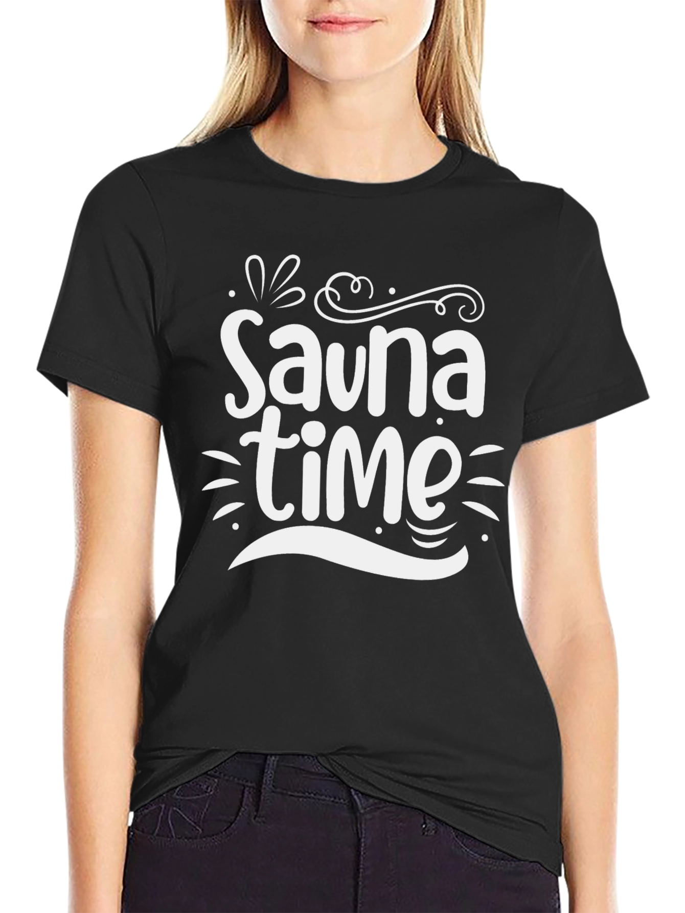 Sauna Time Graphic Tee - Soft Cotton Comfort