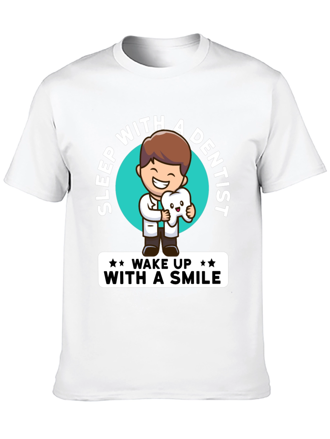 Sleep With a Dentist Black Graphic Tee