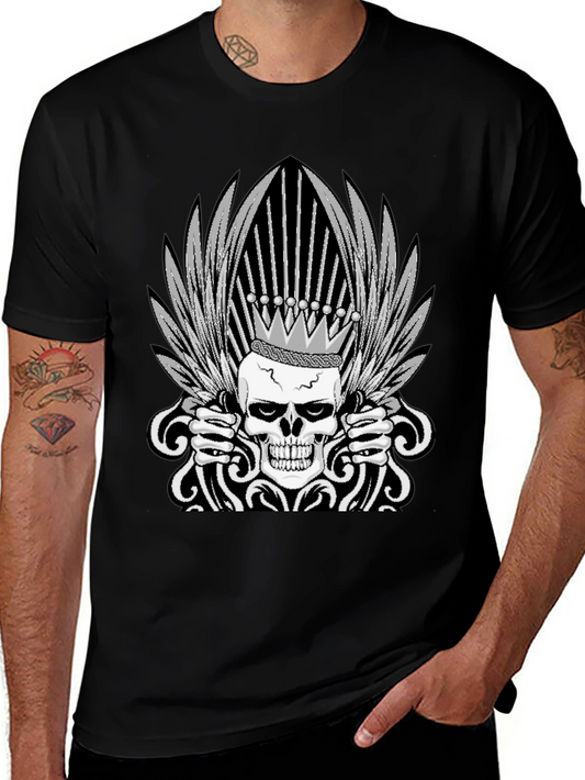 Skull King Graphic Tee - Black T-Shirt