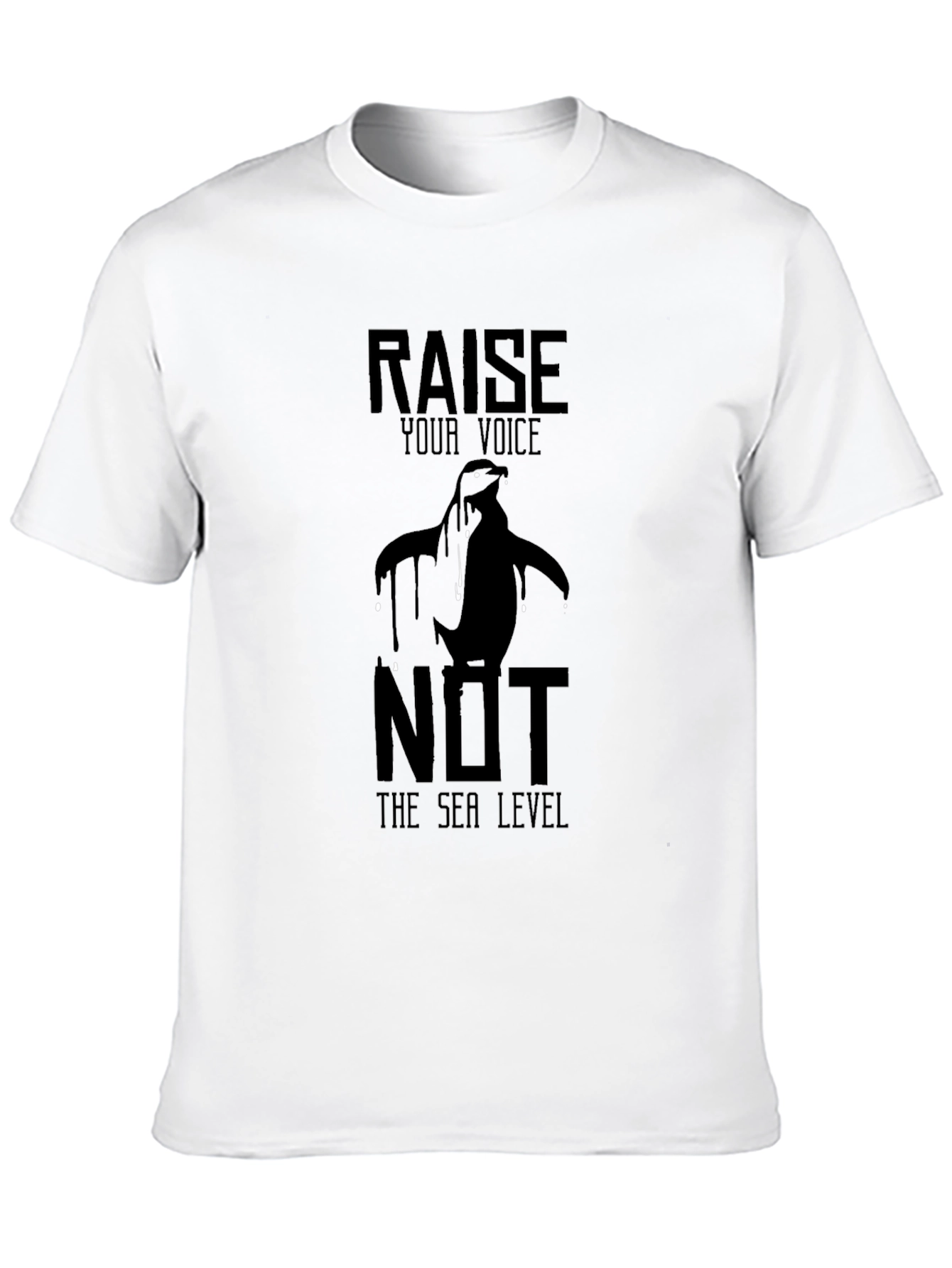 Raise Your Voice Penguin Graphic Tee