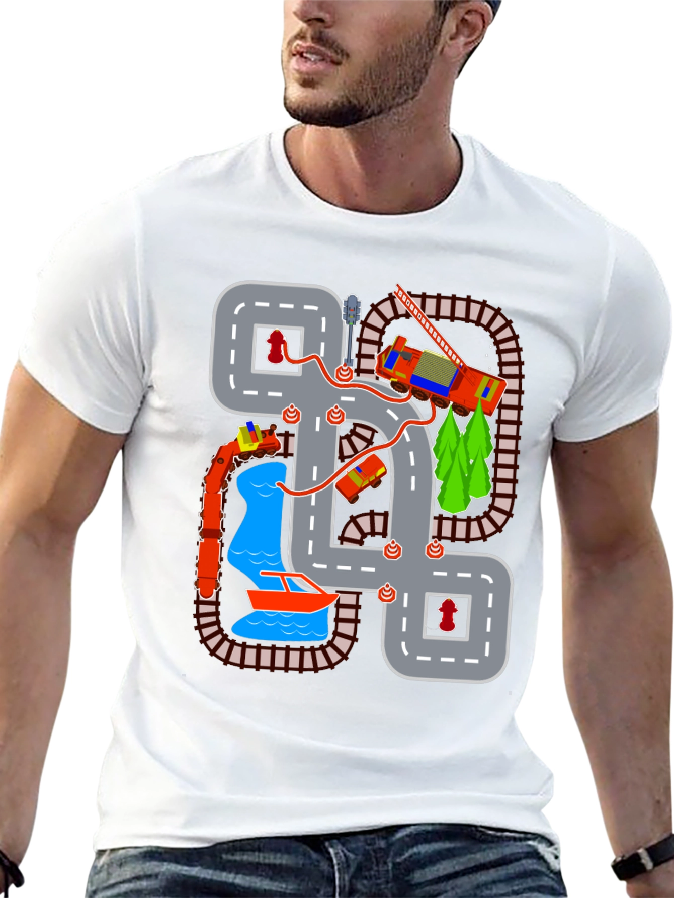 Playful City Road T-Shirt