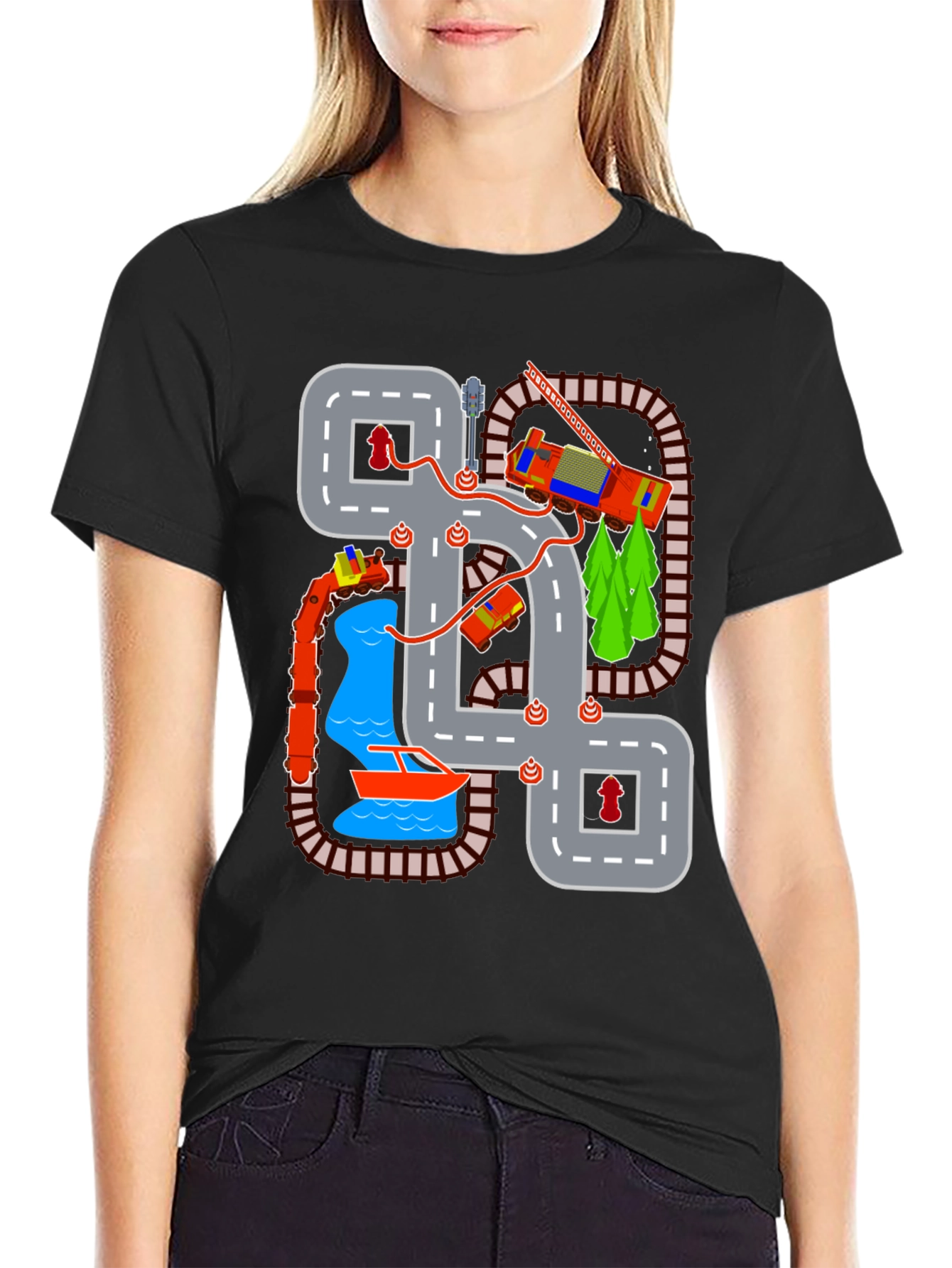 Playful City Road T-Shirt