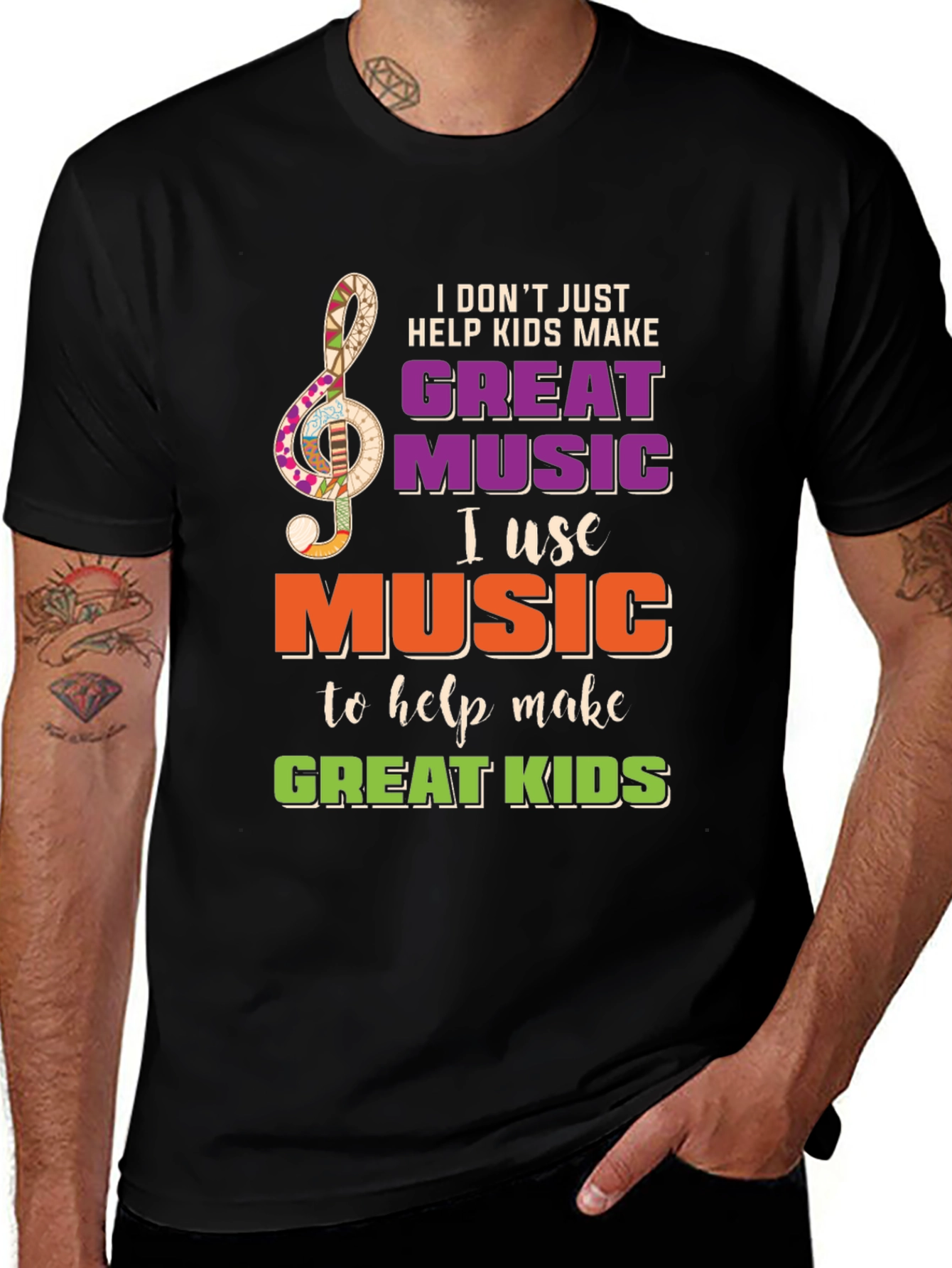Music Teacher Graphic T-Shirt