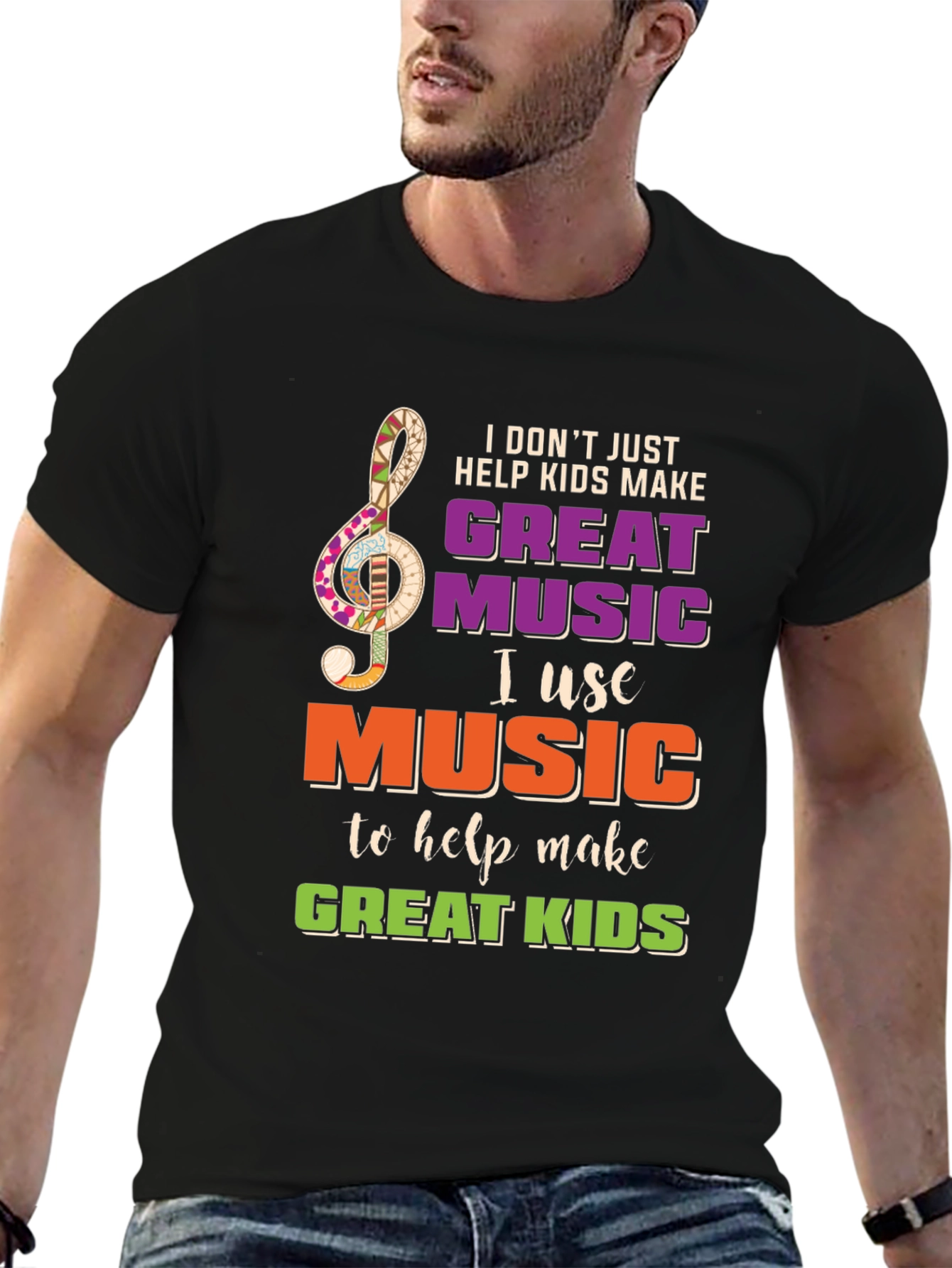 Music Teacher Graphic T-Shirt